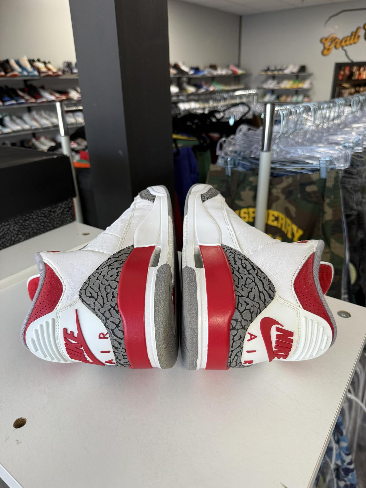 Jordan 3 "Fire Red" Used Size 12