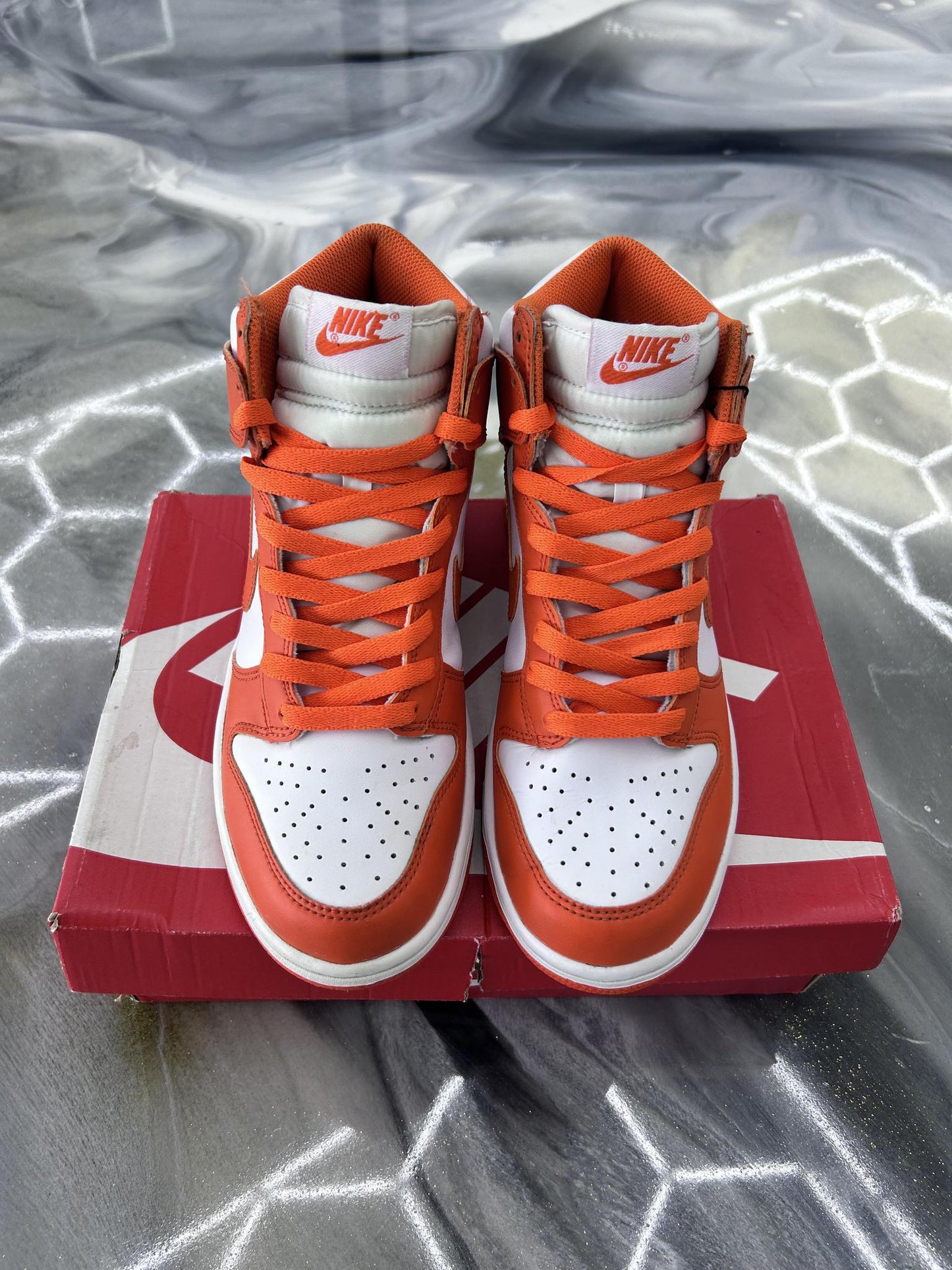 Nike Dunk High "Syracuse" Used Size 6.5Y/8W
