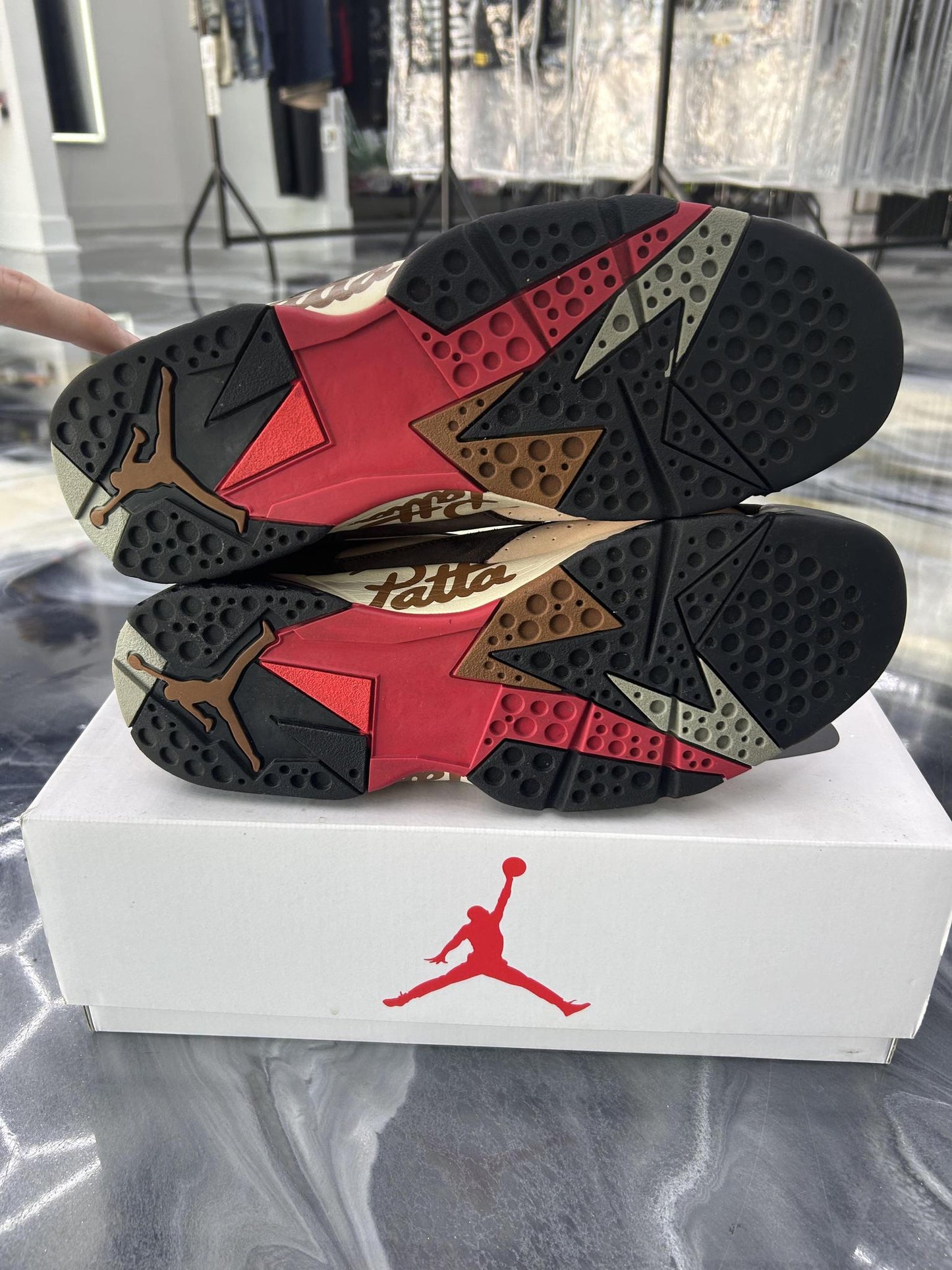 Jordan 7 x Patta "Shimmer" Used Size 12