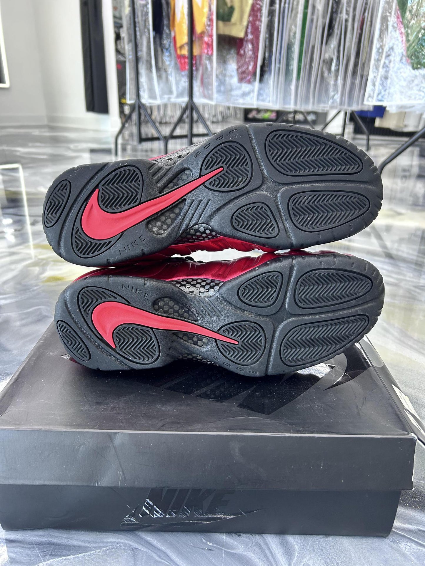 Nike Air Foamposite Pro "Red" Used Size 13