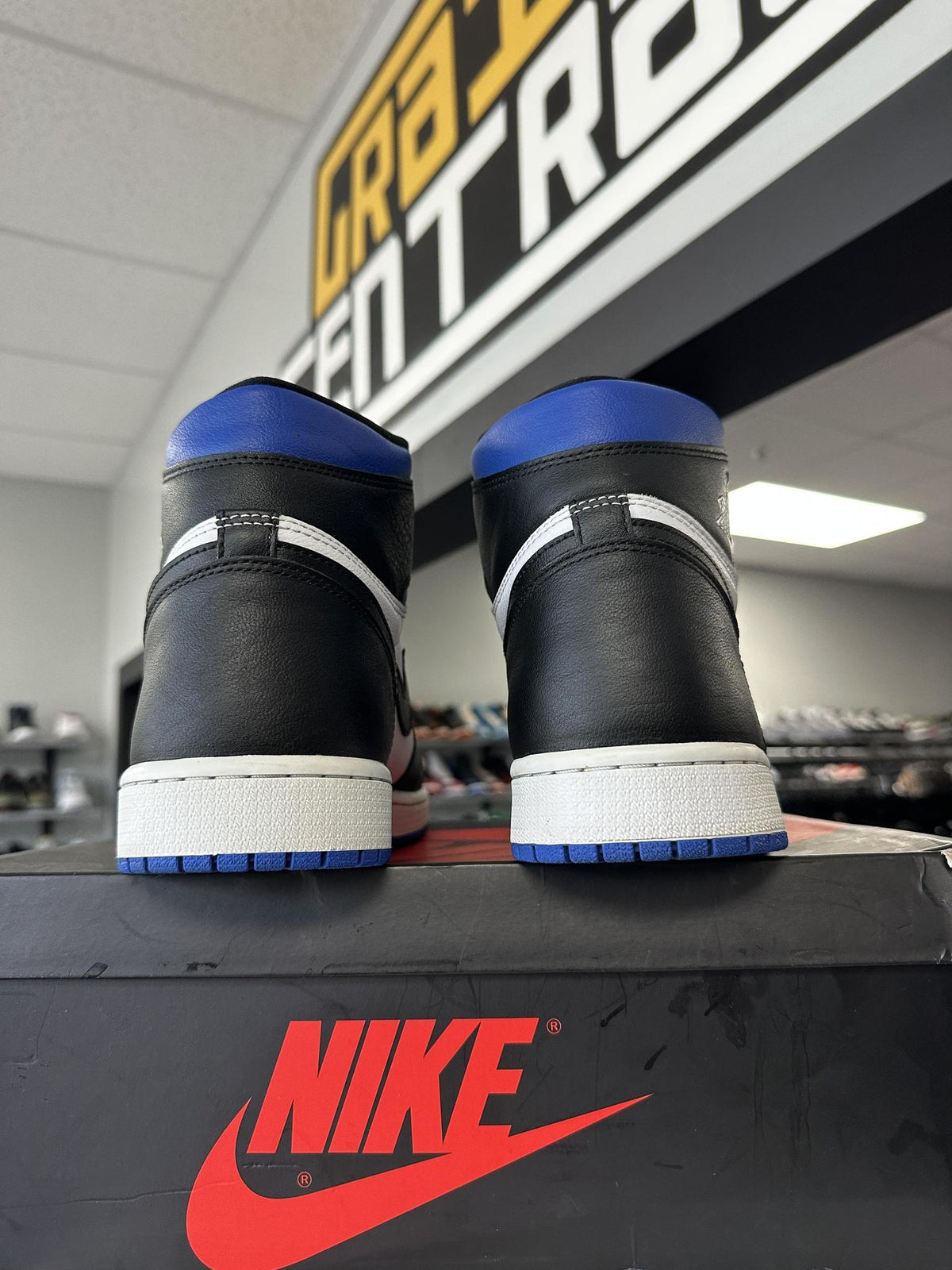 Jordan 1 "Royal Toe" Size 12 Used
