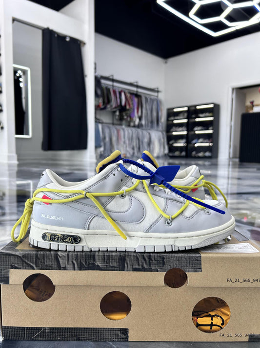 Nike x Off White Dunk "Lot 27" Used Size 9.5