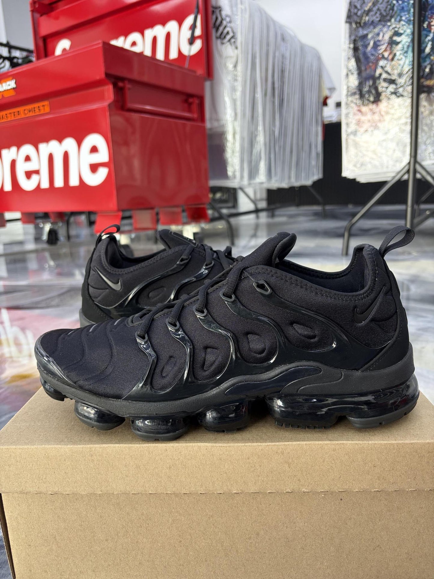 Nike Vapormax "Triple Black" Used Size 12
