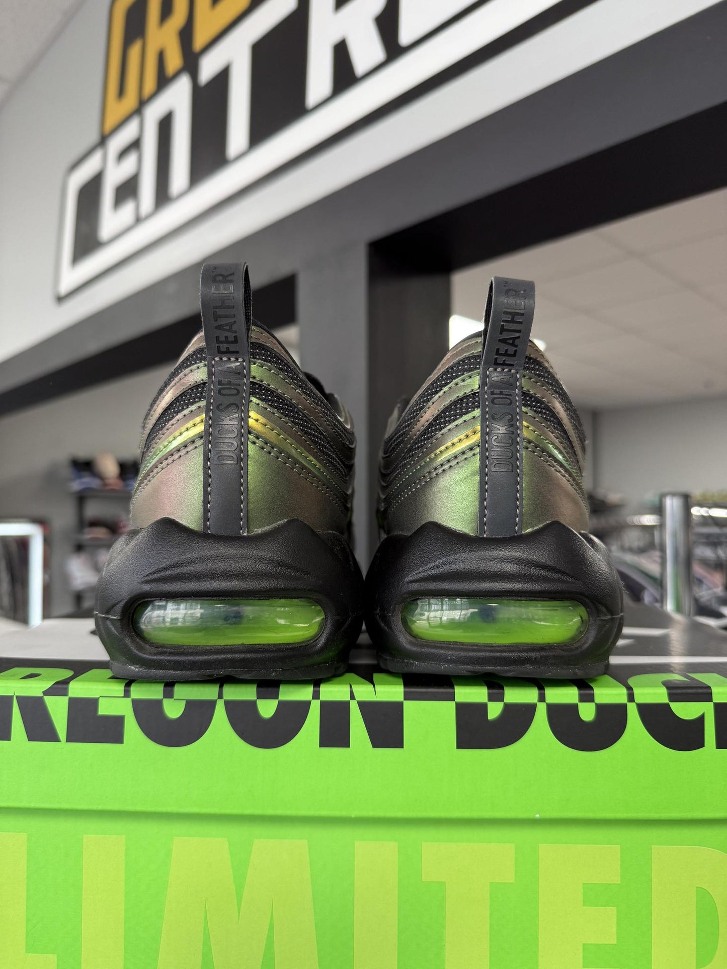 Air Max 95/97 "Oregon Ducks" Used Size 13