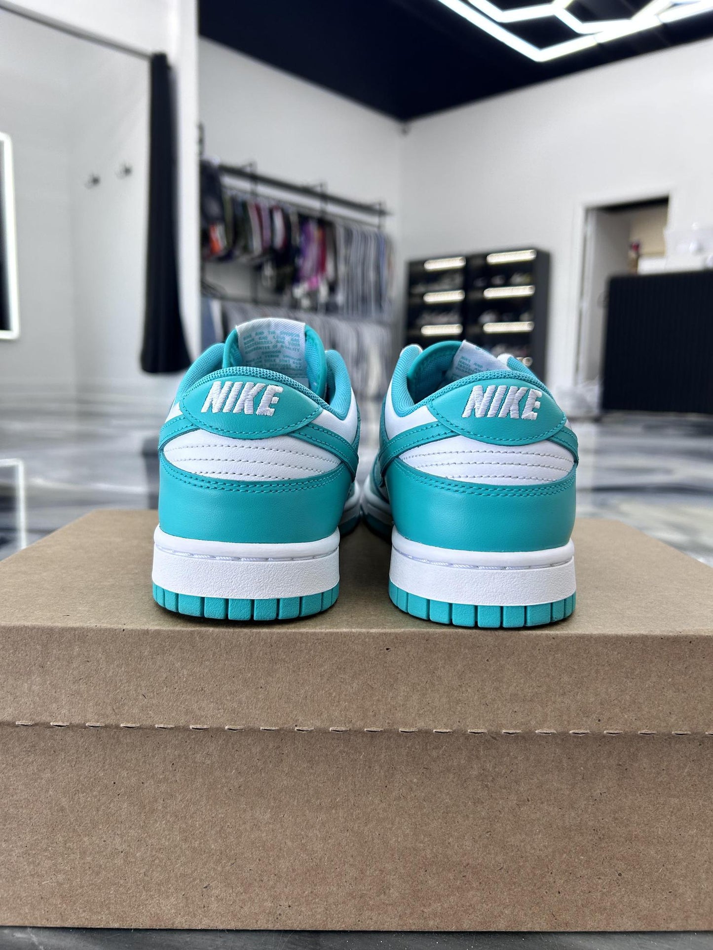 Nike Dunk Low "Clear Jade" Used Size 8