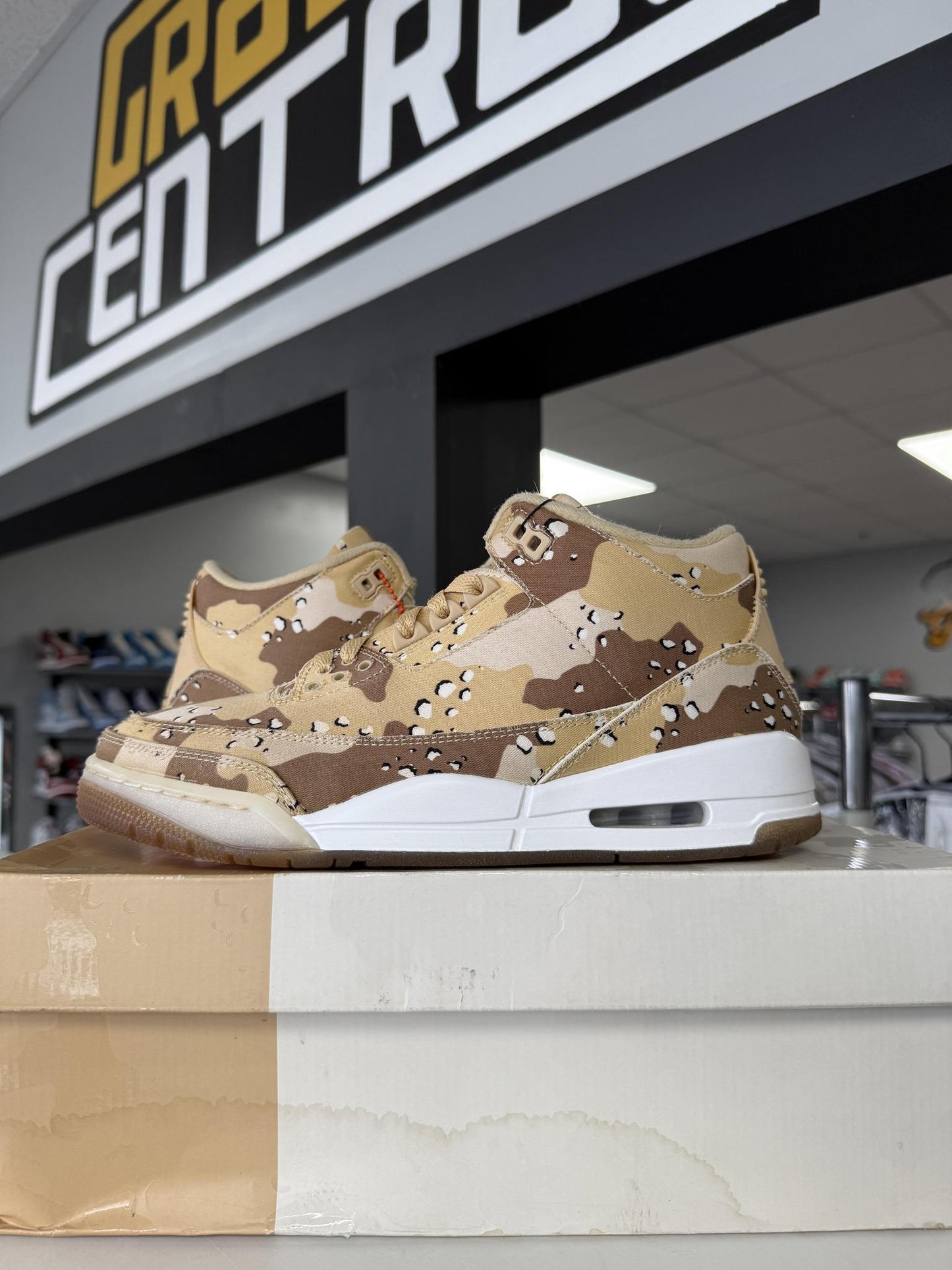 Jordan 3 x WNBA "Desert Camo" Used Size 8.5