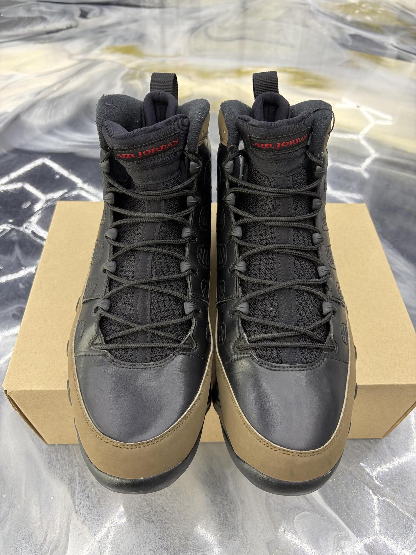 Jordan 9 "Olive 2012" Used Size 11.5