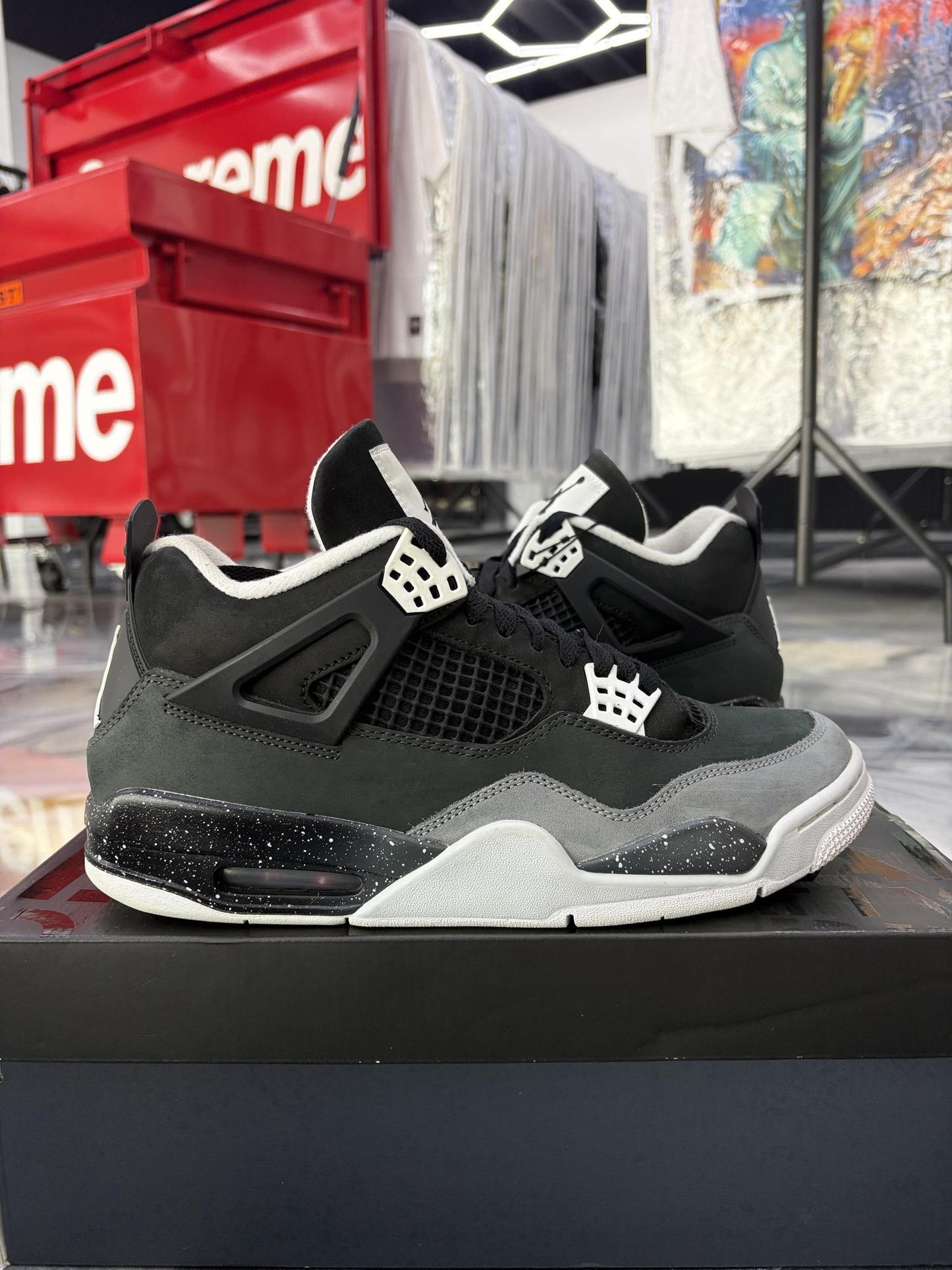 Jordan 4 "Fear" Used Size 10.5