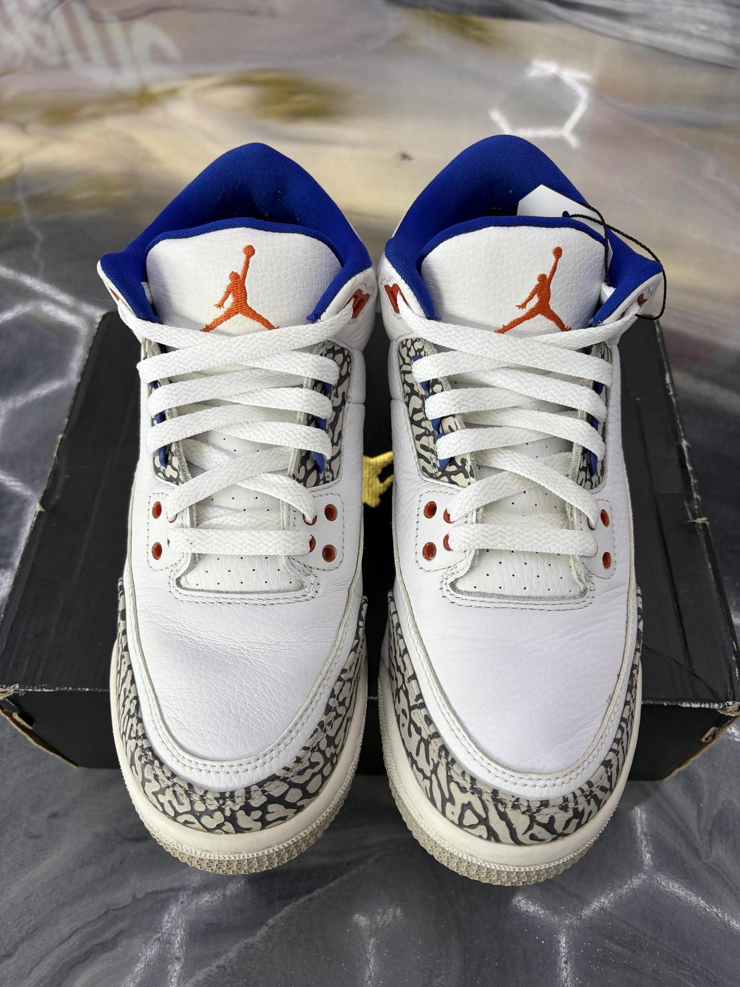 Jordan 3 "Knicks" Used Size 7Y/8.5W