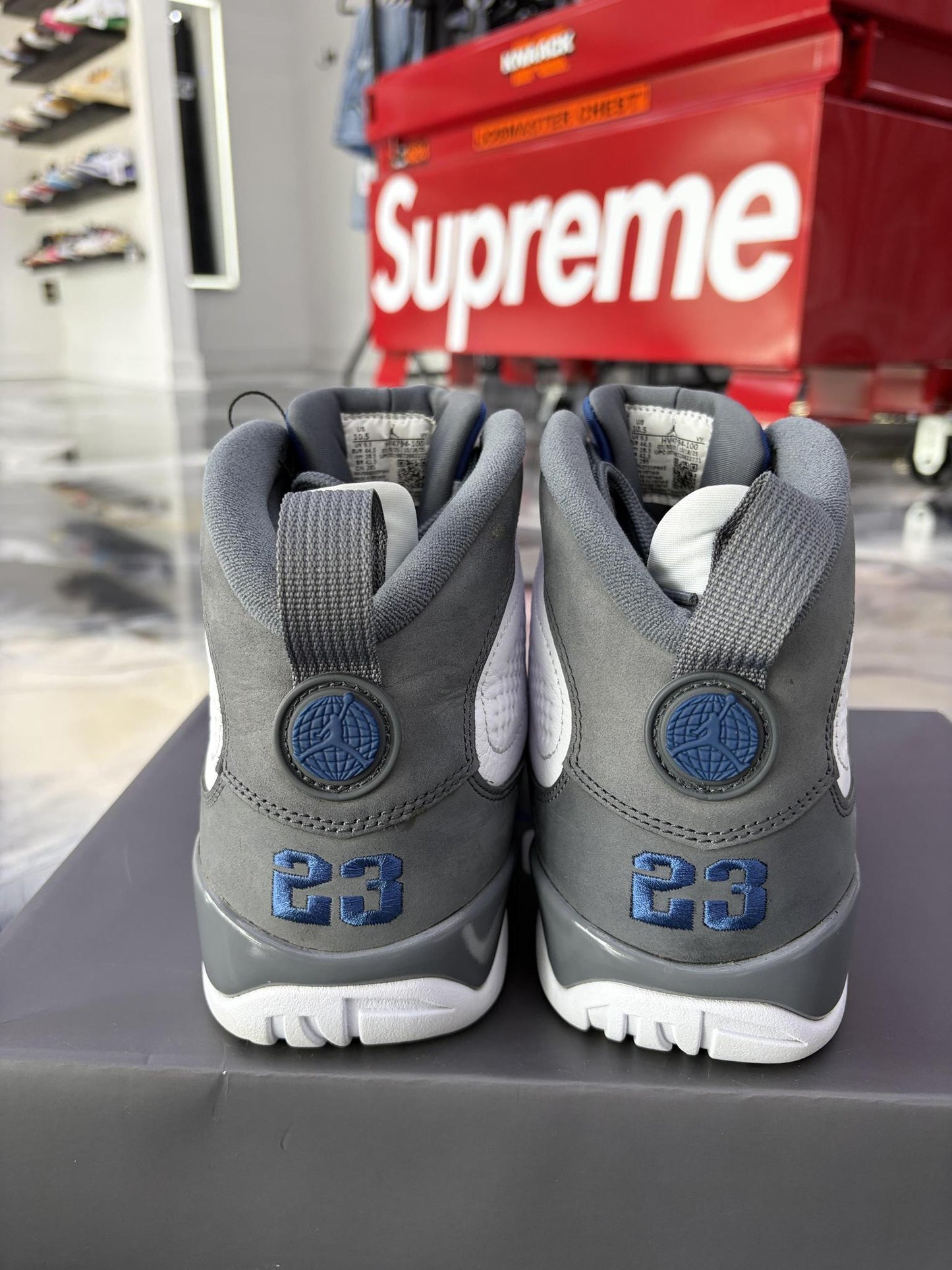 Jordan 9 "French Blue" Used Size 10.5