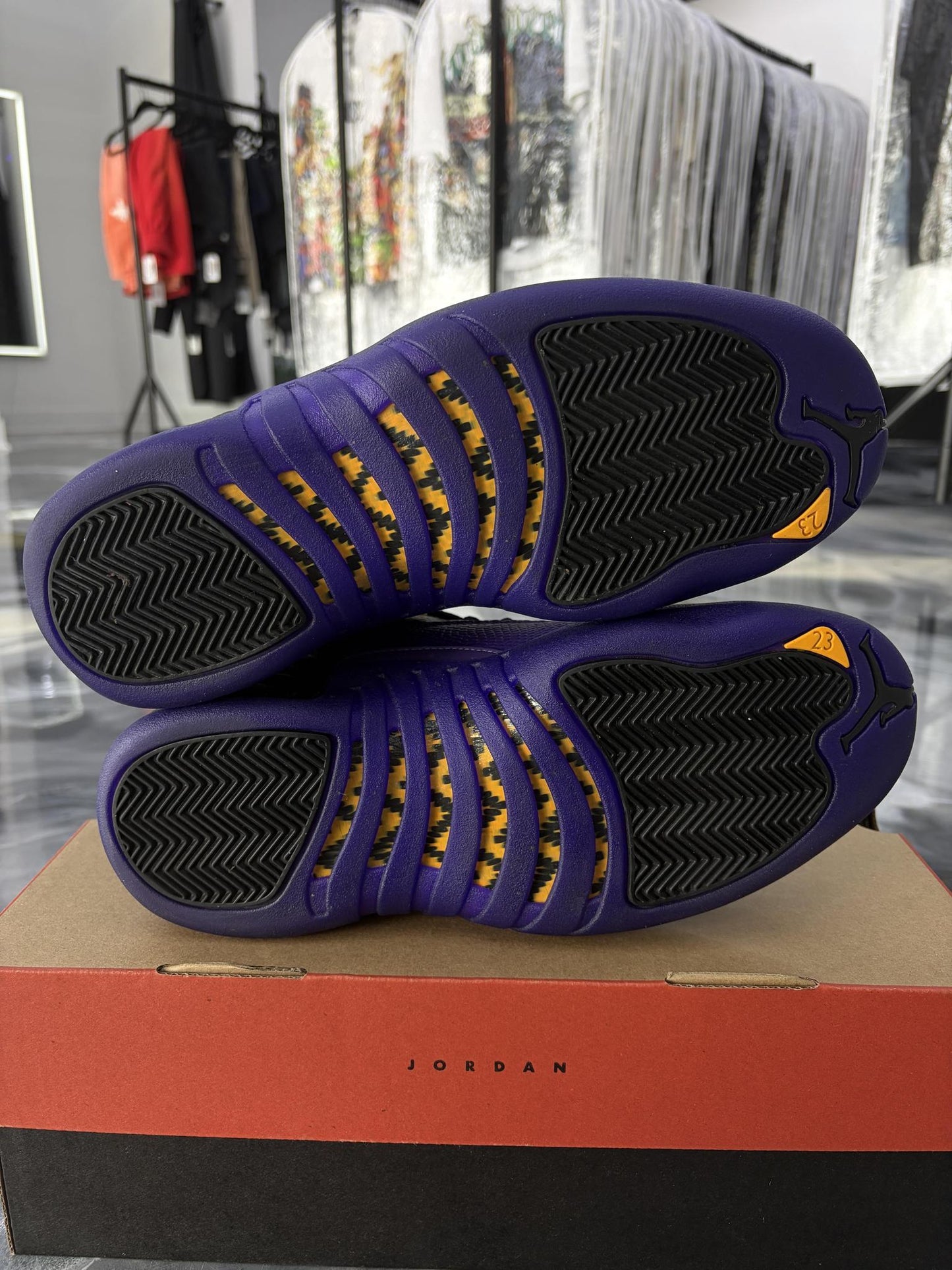 Jordan 12 "Field Purple" Used Size 9