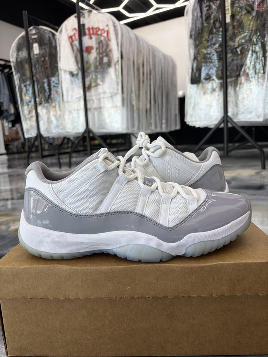 Jordan 11 Low "Grey Cement" Used Size 11