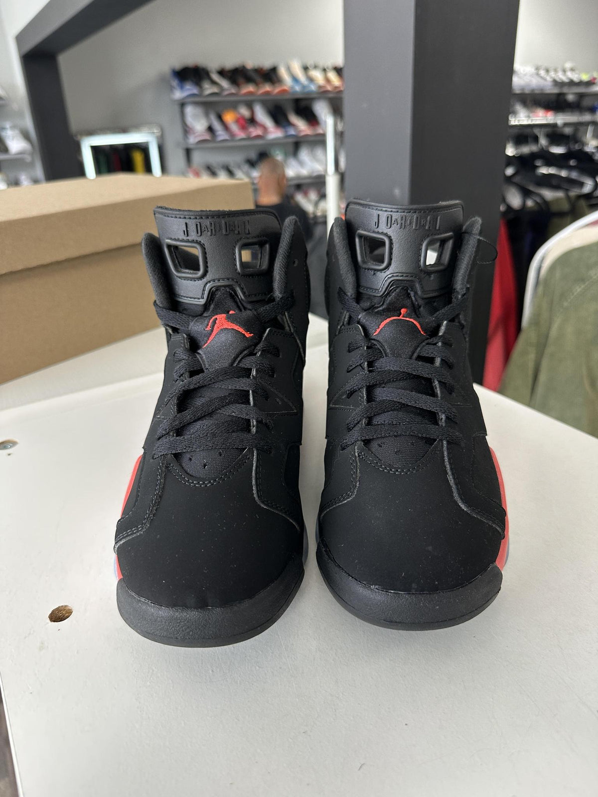 Jordan 6 "Infrared Salesman" Used Size 7Y/8.5W