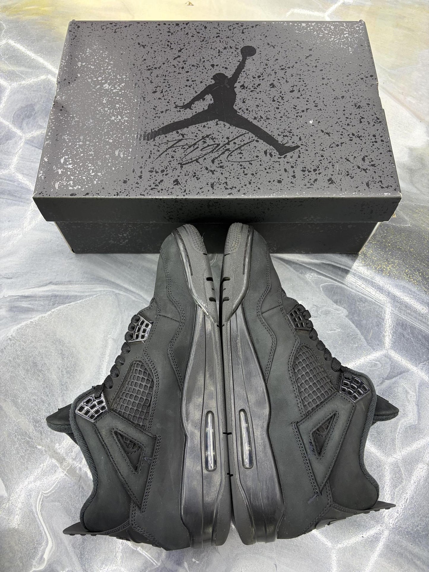 Jordan 4 "Black Cat" Used Size 11.5