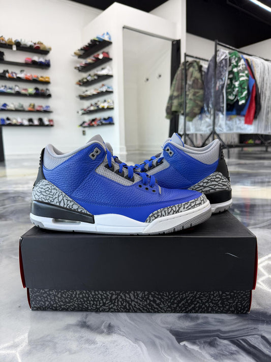 Jordan 3 "Varsity Royal" Used Size 10
