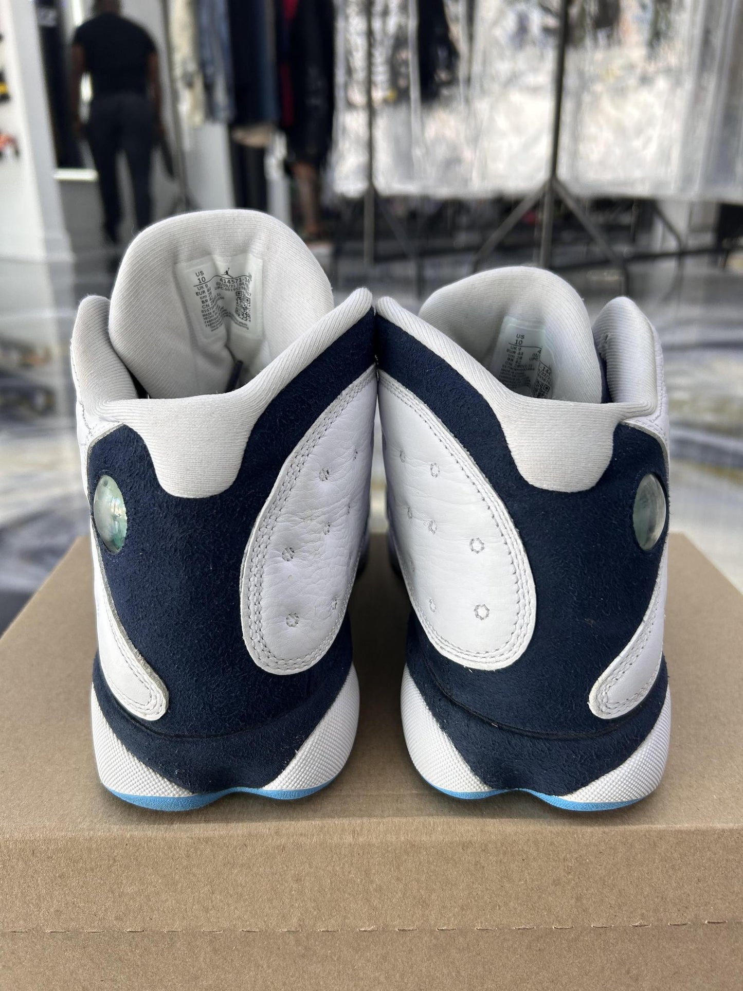 Jordan 13 "Obsidian" Used Size 10
