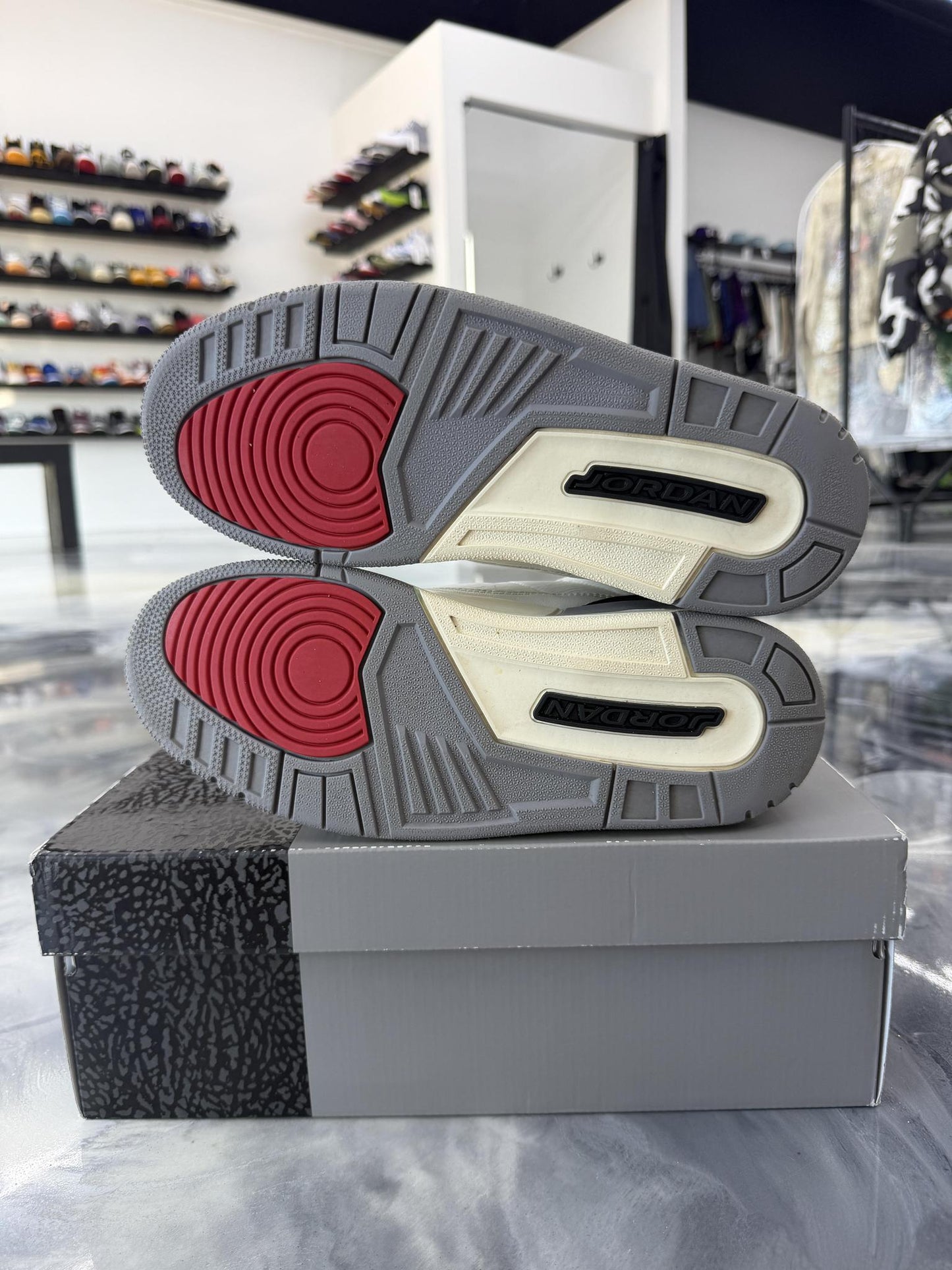 Jordan 3 "Cement Grey" Used Size 8
