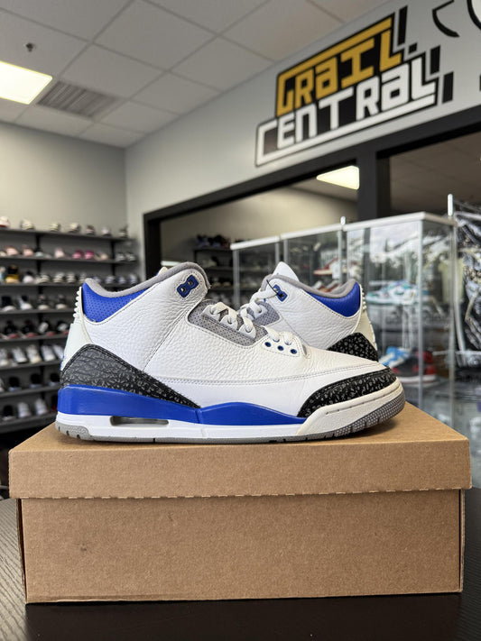 Jordan 3 "Racer Blue" Used Size 11