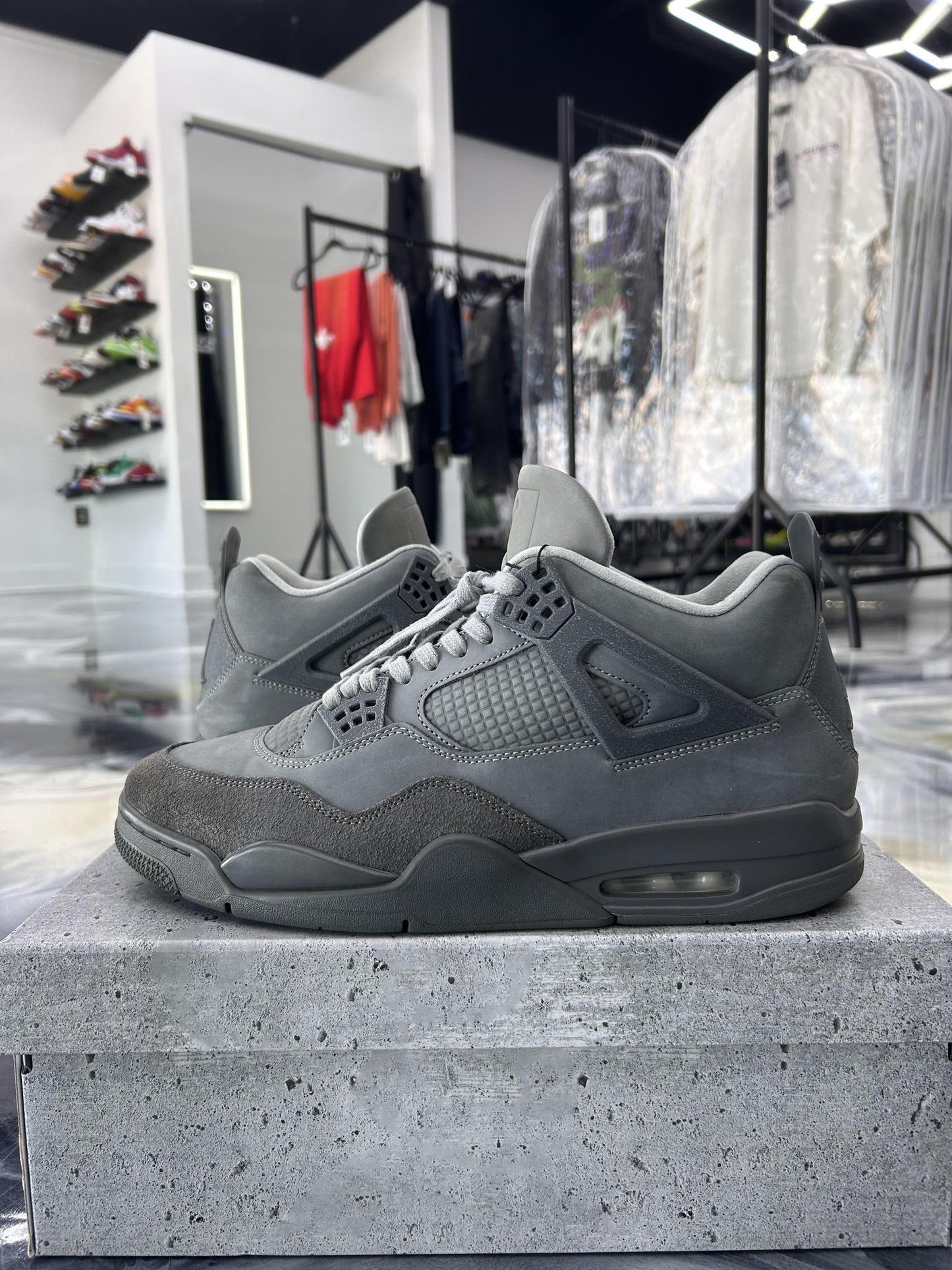 Jordan 4 "Wet Cement Paris" Used Size 13