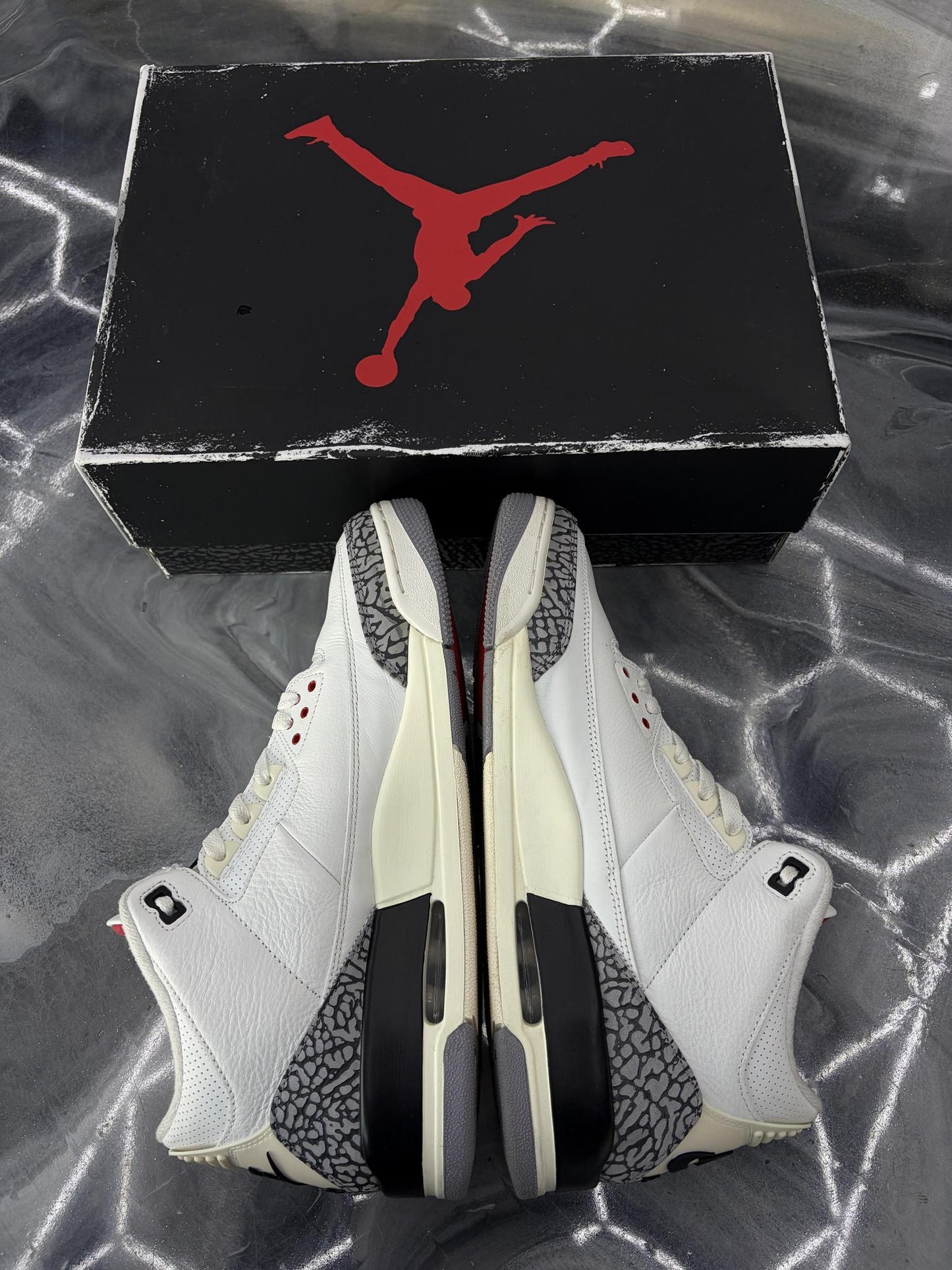 Jordan 3 "White Cement Reimagined" Used Size 13