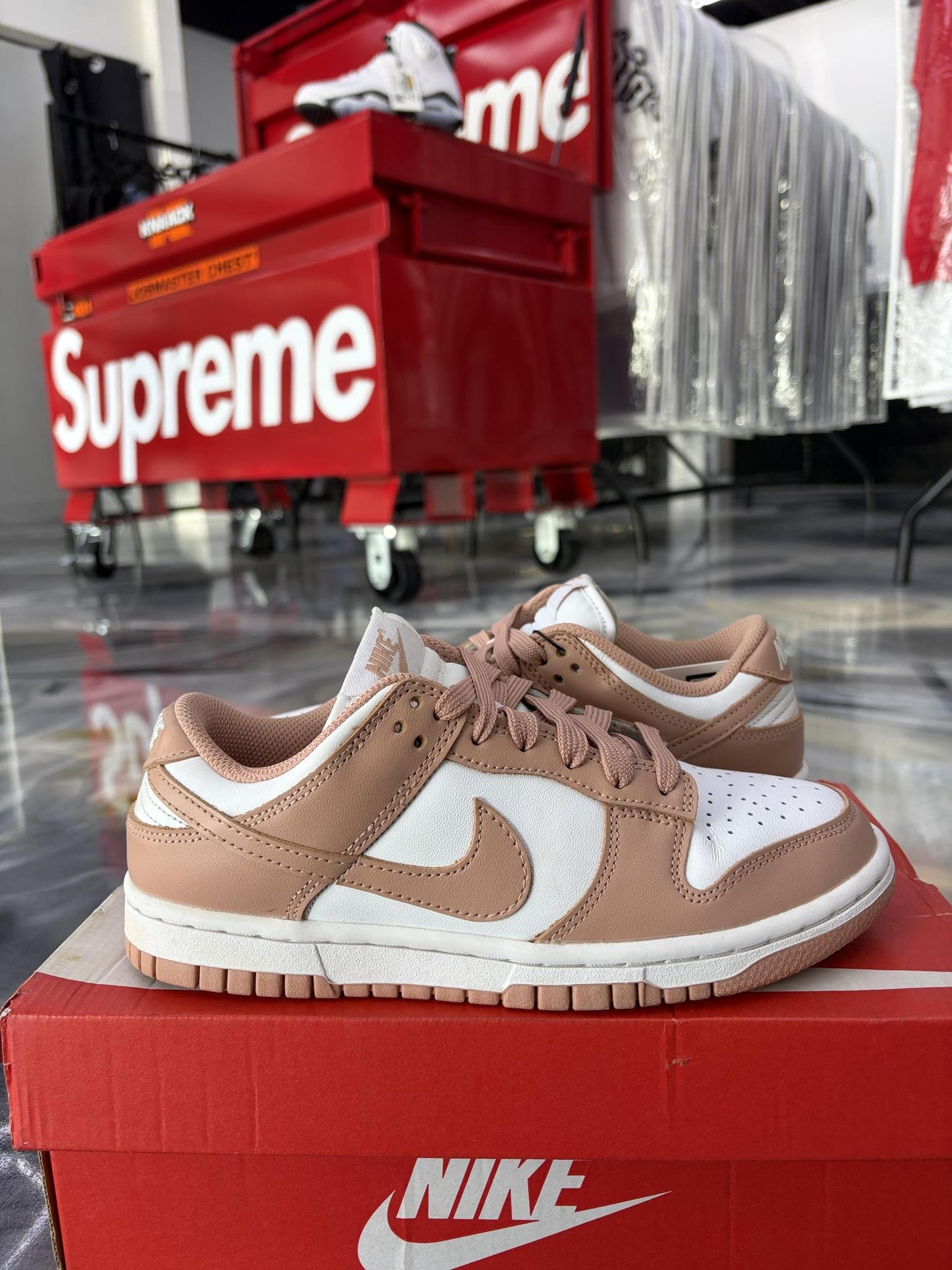Nike Dunk Low "Rose Whisper" Used Size 4.5Y/6W