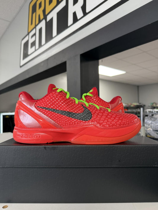 Kobe 6 "Reverse Grinch" Used Size 10
