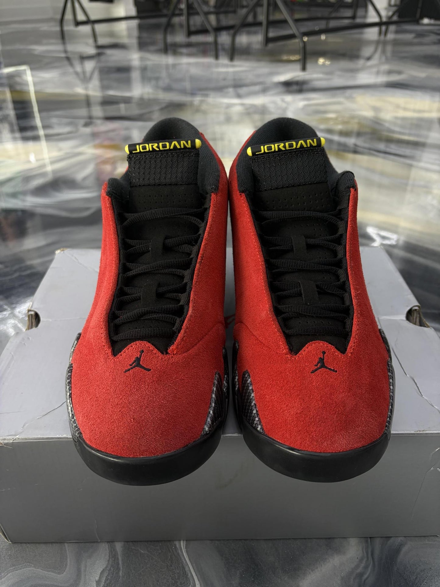 Jordan 14 "Ferrari" Used Size 10.5