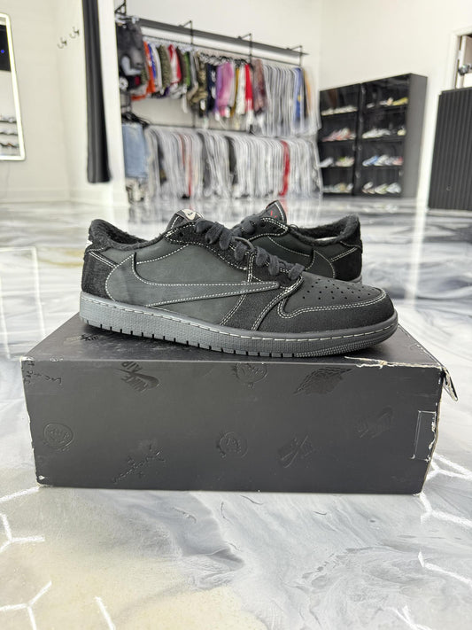 Jordan 1 Low x Travis Scott "Phantom Black" Used Size 11.5