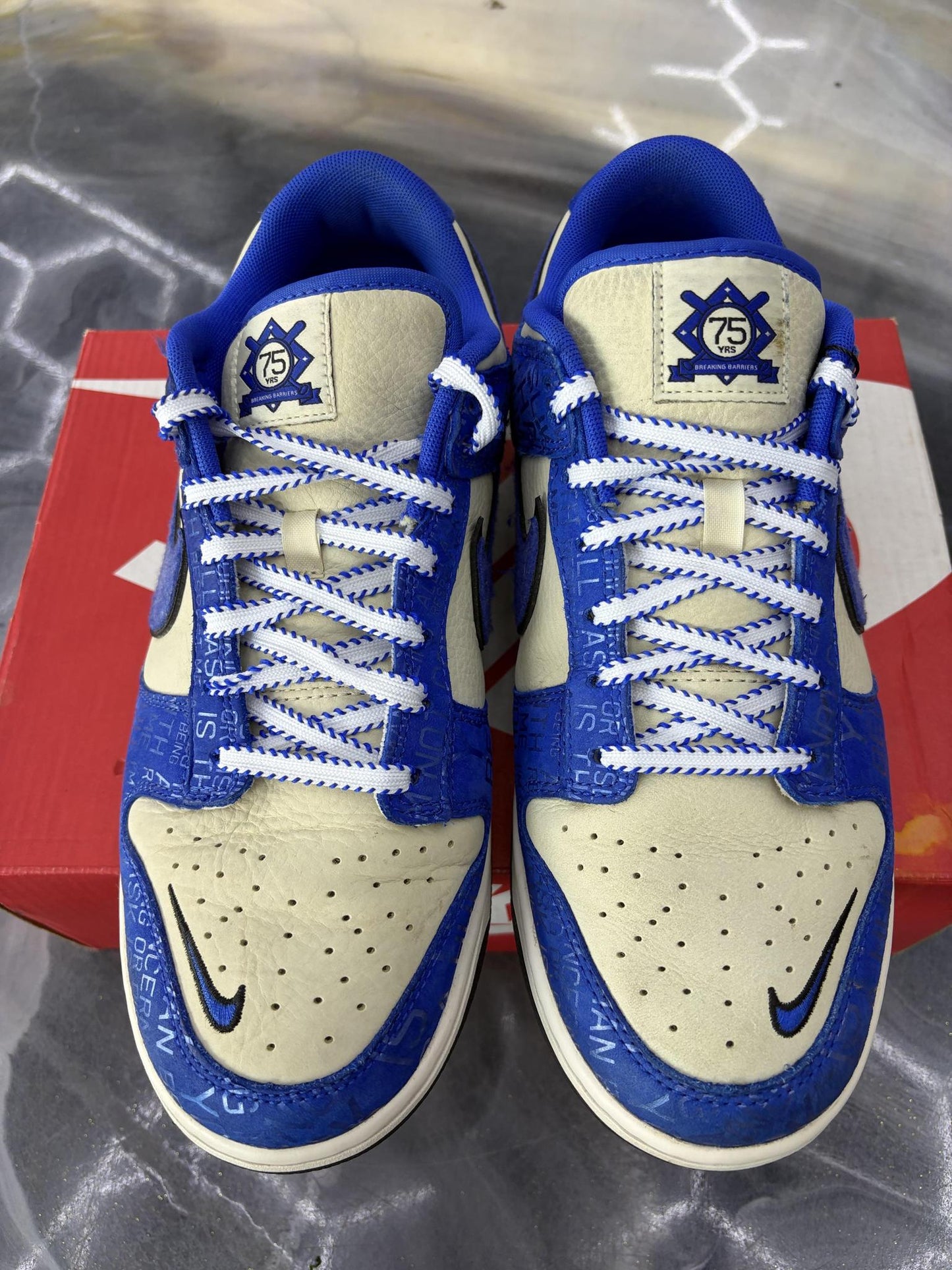 Nike Dunk Low "Jackie Robinson" Used Size 10