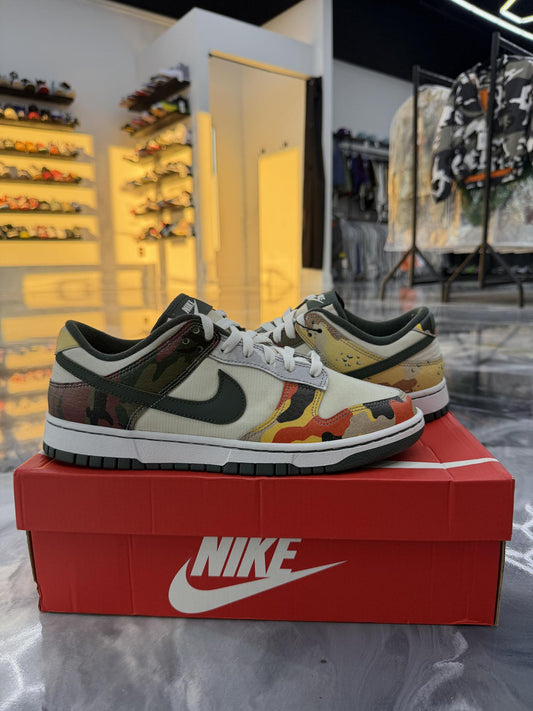 Nike Dunk Low "Camo" Used Size 9.5