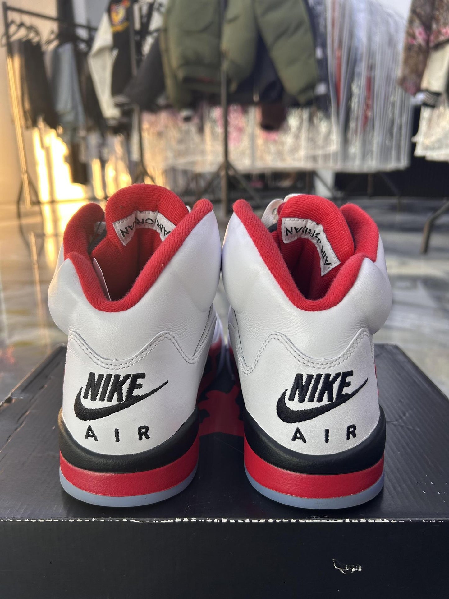 Jordan 5 "Fire Red" Used Size 8.5
