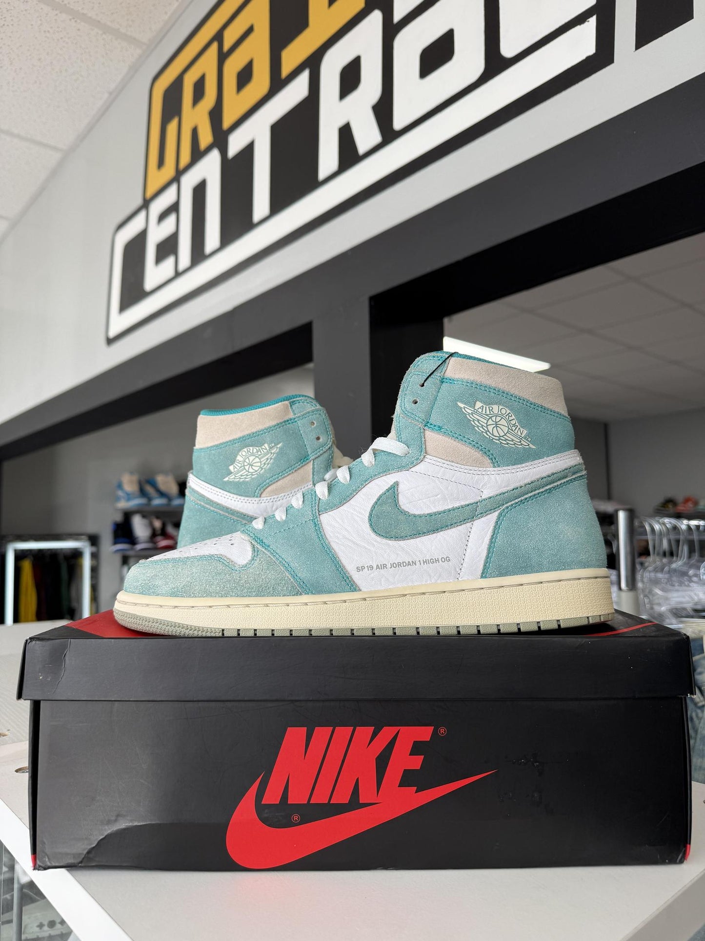 Jordan 1 Turbo Green" Used Size 12