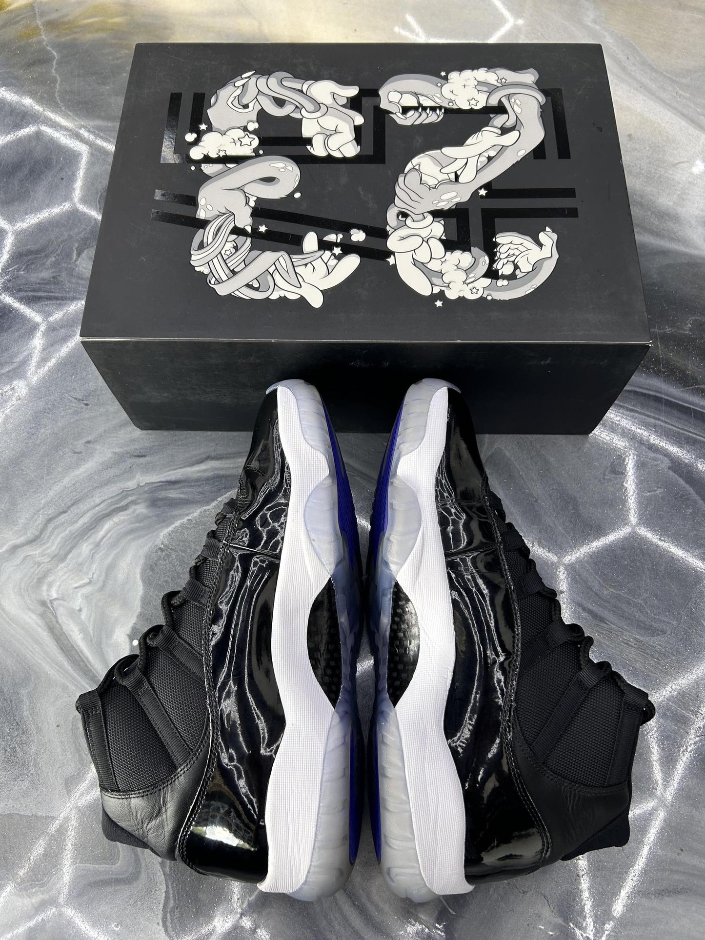 Jordan 11 "Space Jam" Used Size 12