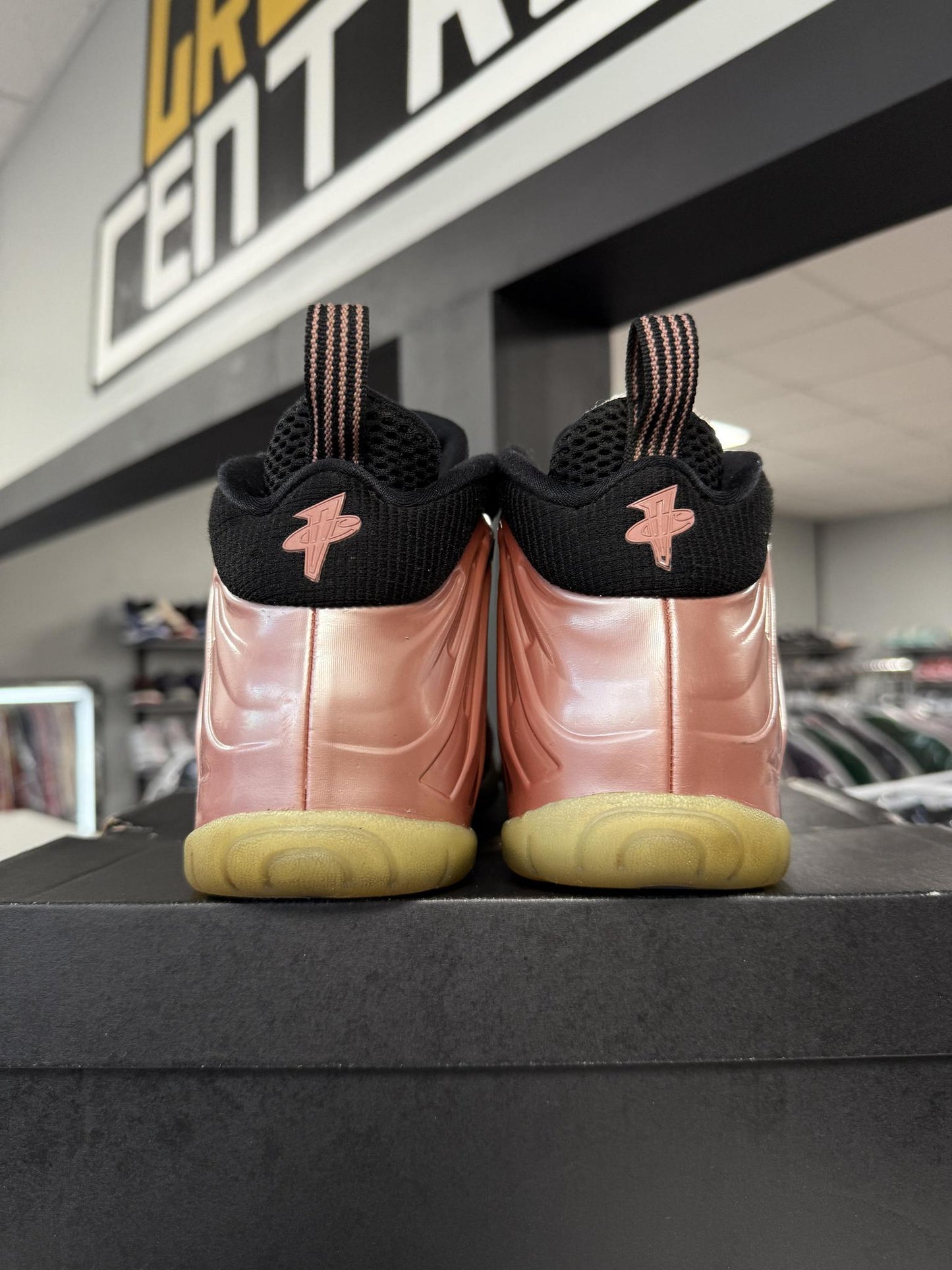 Nike Foamposite "Rust Pink" Used Size 7Y/8.5W