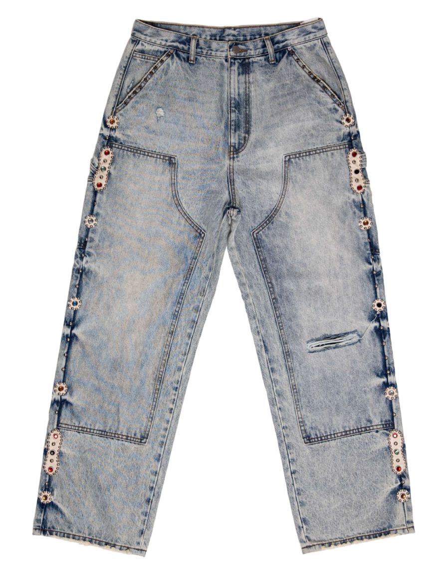 Japanese Sorrows Double Knee Denim "Blue"