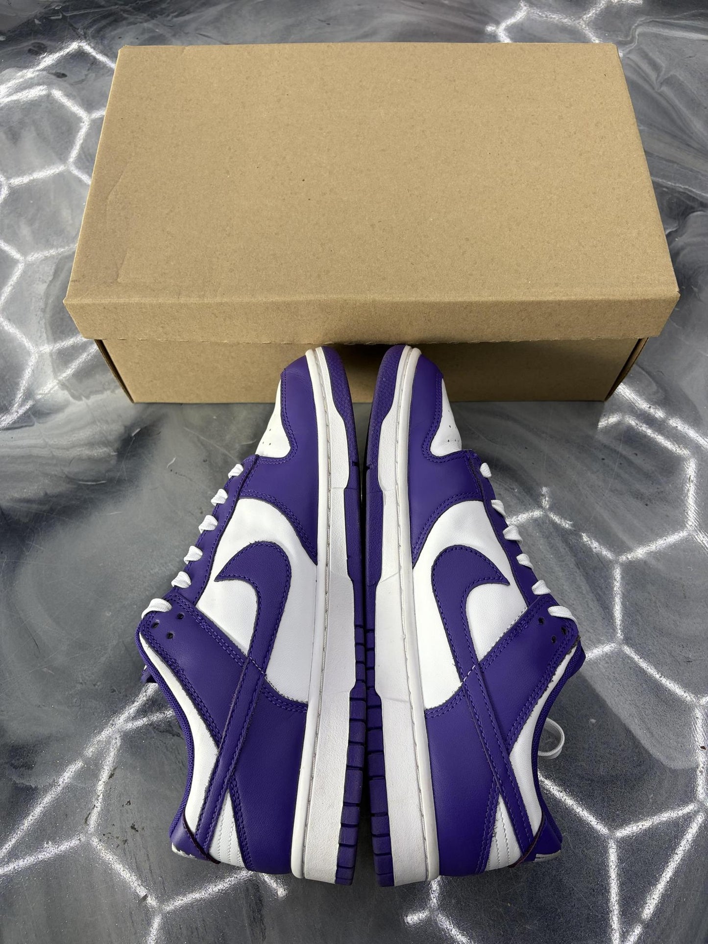 Nike Dunk Low "Court Purple" Used Size 10