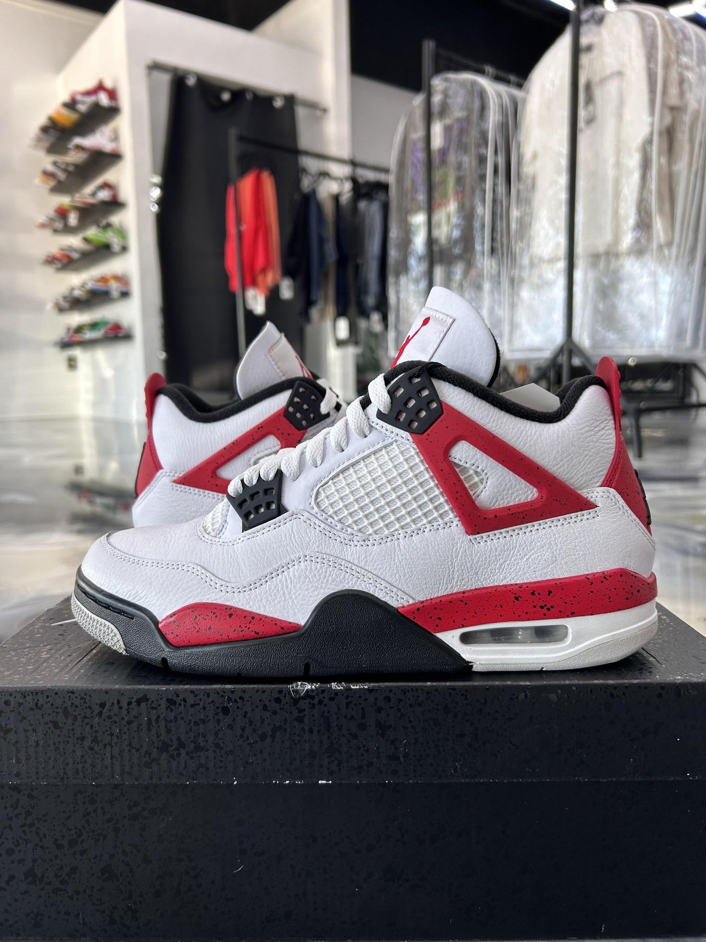 Jordan 4 "Red Cement" Used Size 8
