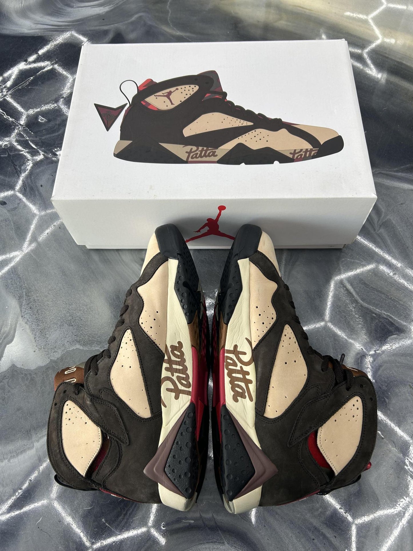 Jordan 7 x Patta "Shimmer" Used Size 12