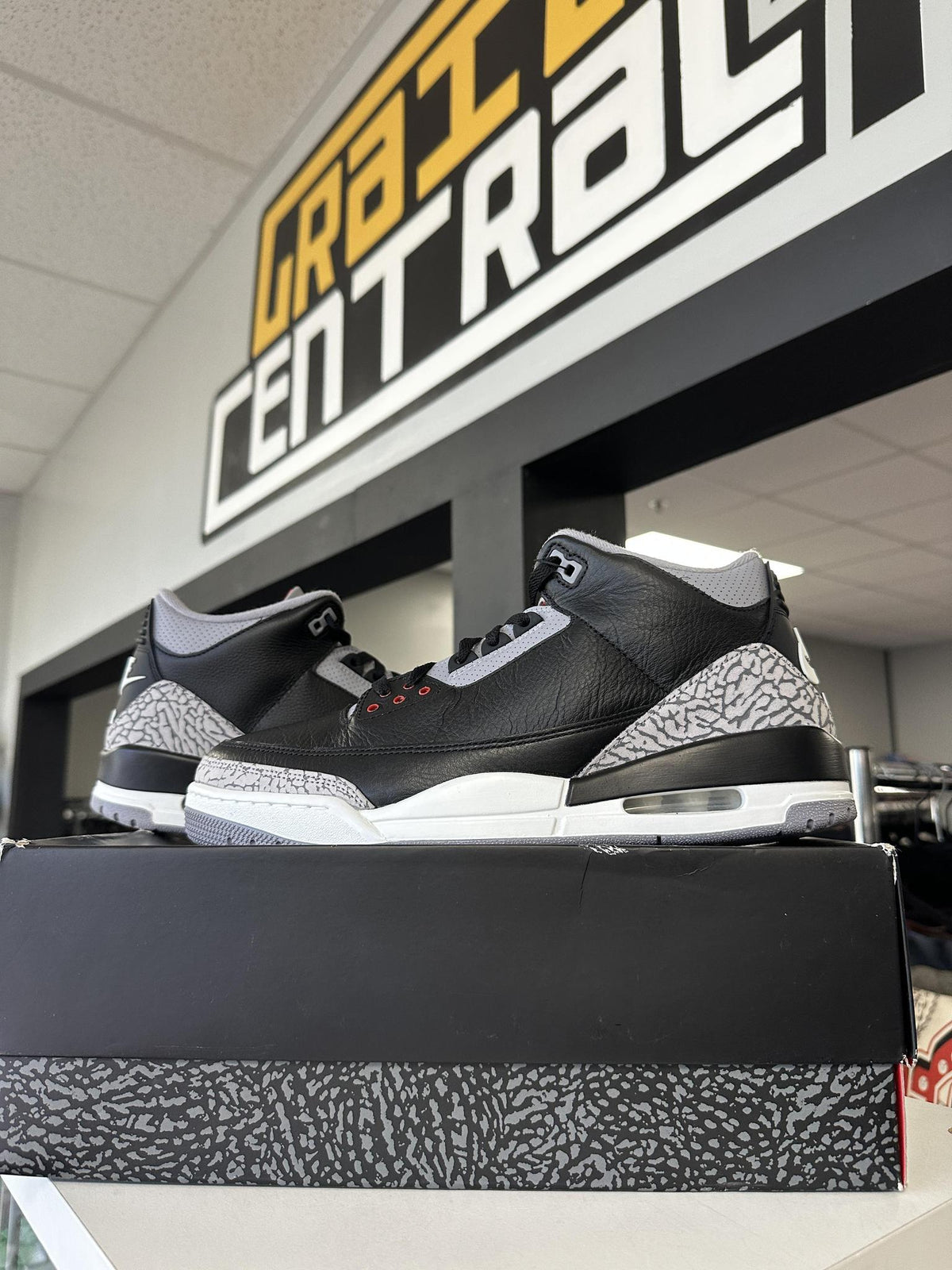 Jordan 3 "Black Cement" Size 12 Used