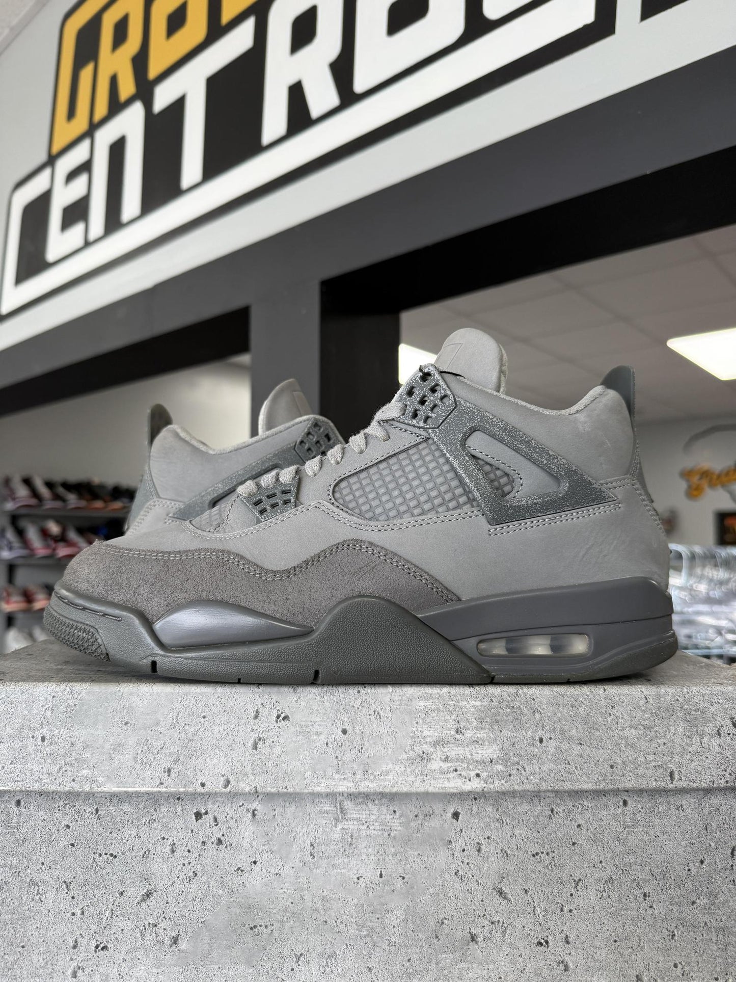 Jordan 4 "Wet Cement" Used Size 10