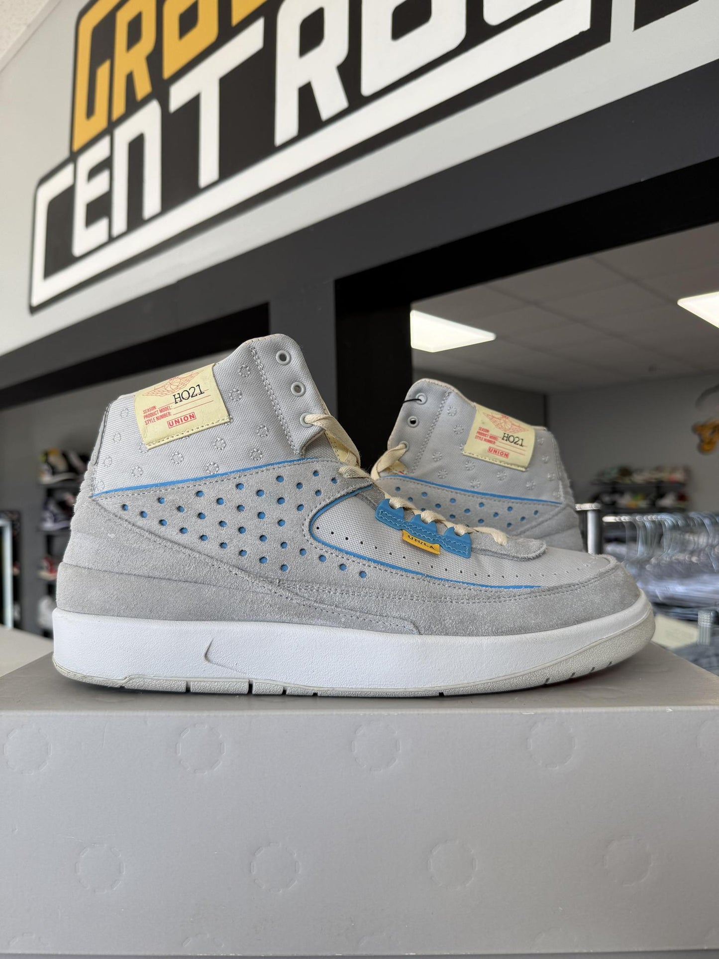 Jordan 2 x Union "Grey" Used Size 12.5