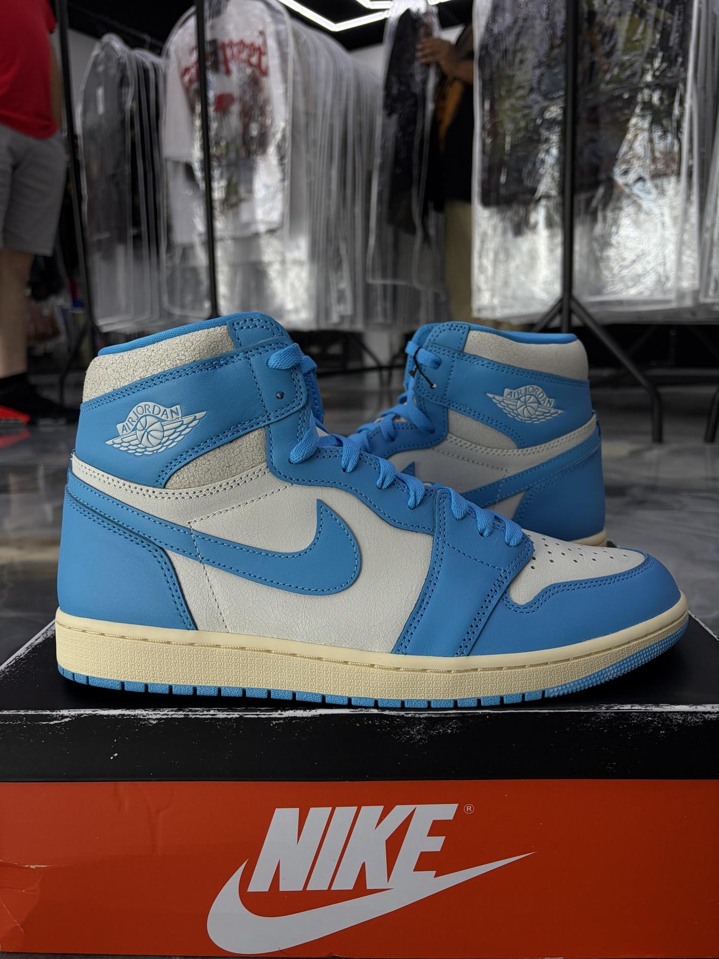 Jordan 1 "UNC Reimagined" Used Size 12