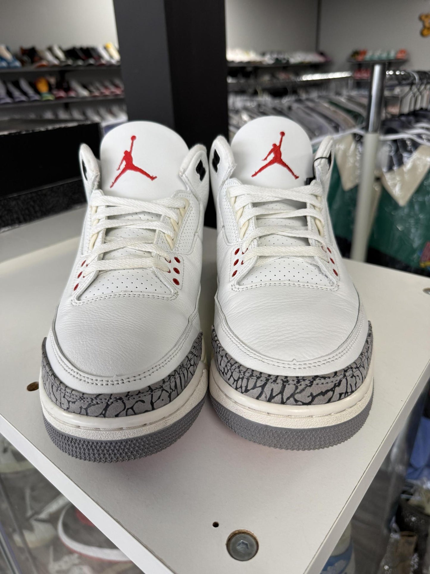 Jordan 3 "White Cement Reimagined" Used Size 12