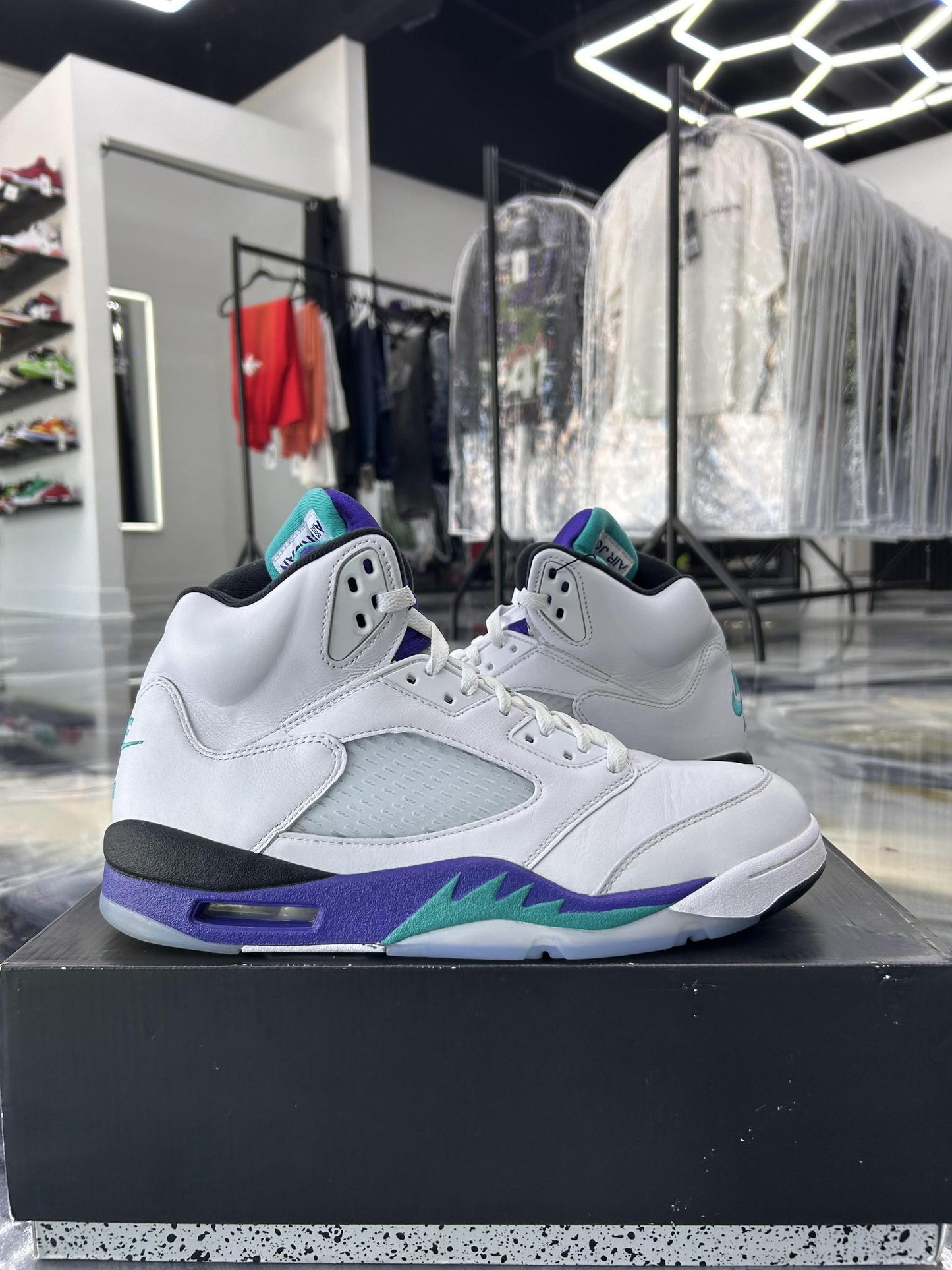 Jordan 5 "Grape" Used Size 12