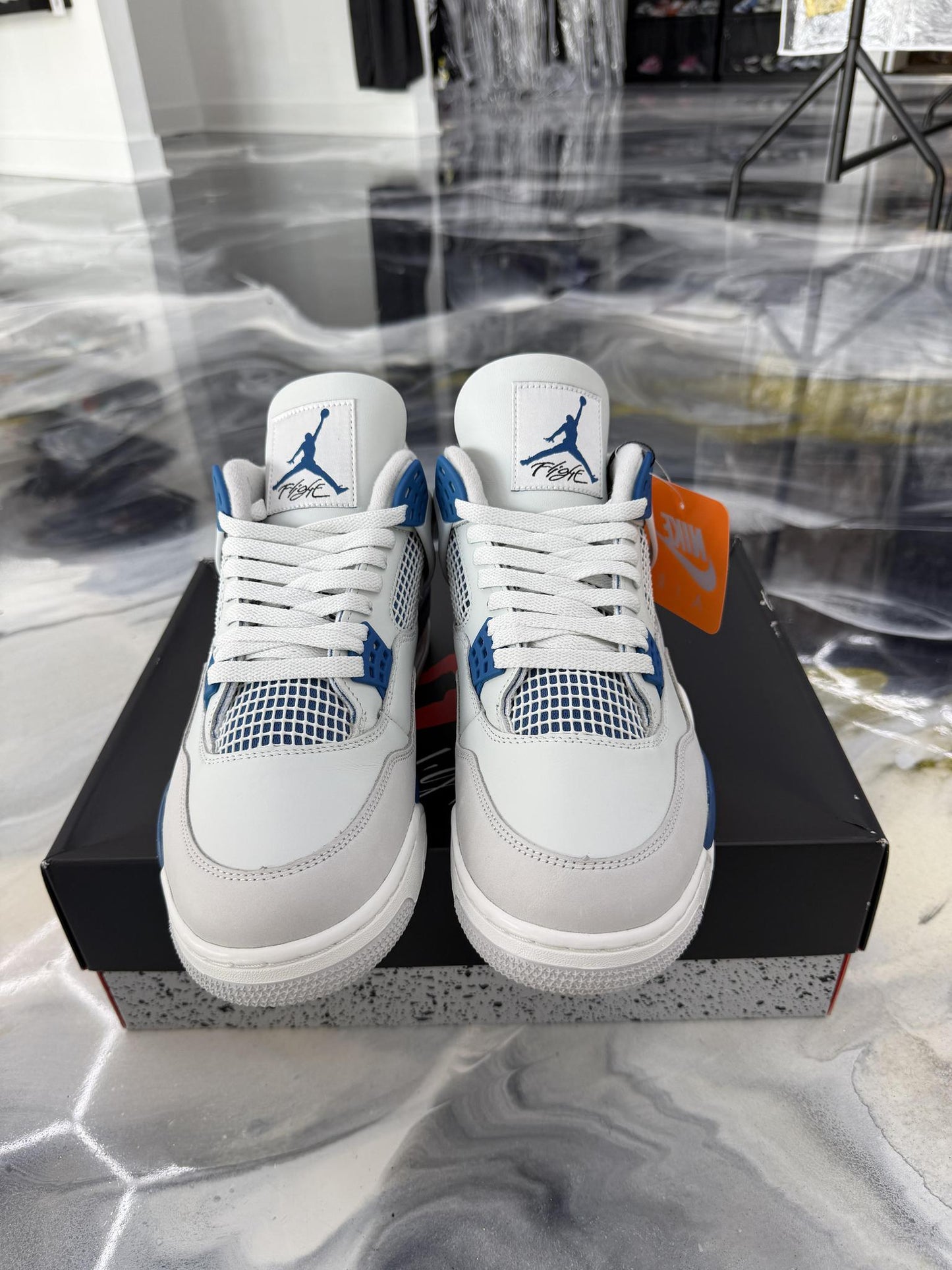 Jordan 4 "Military Blue" Used Size 12
