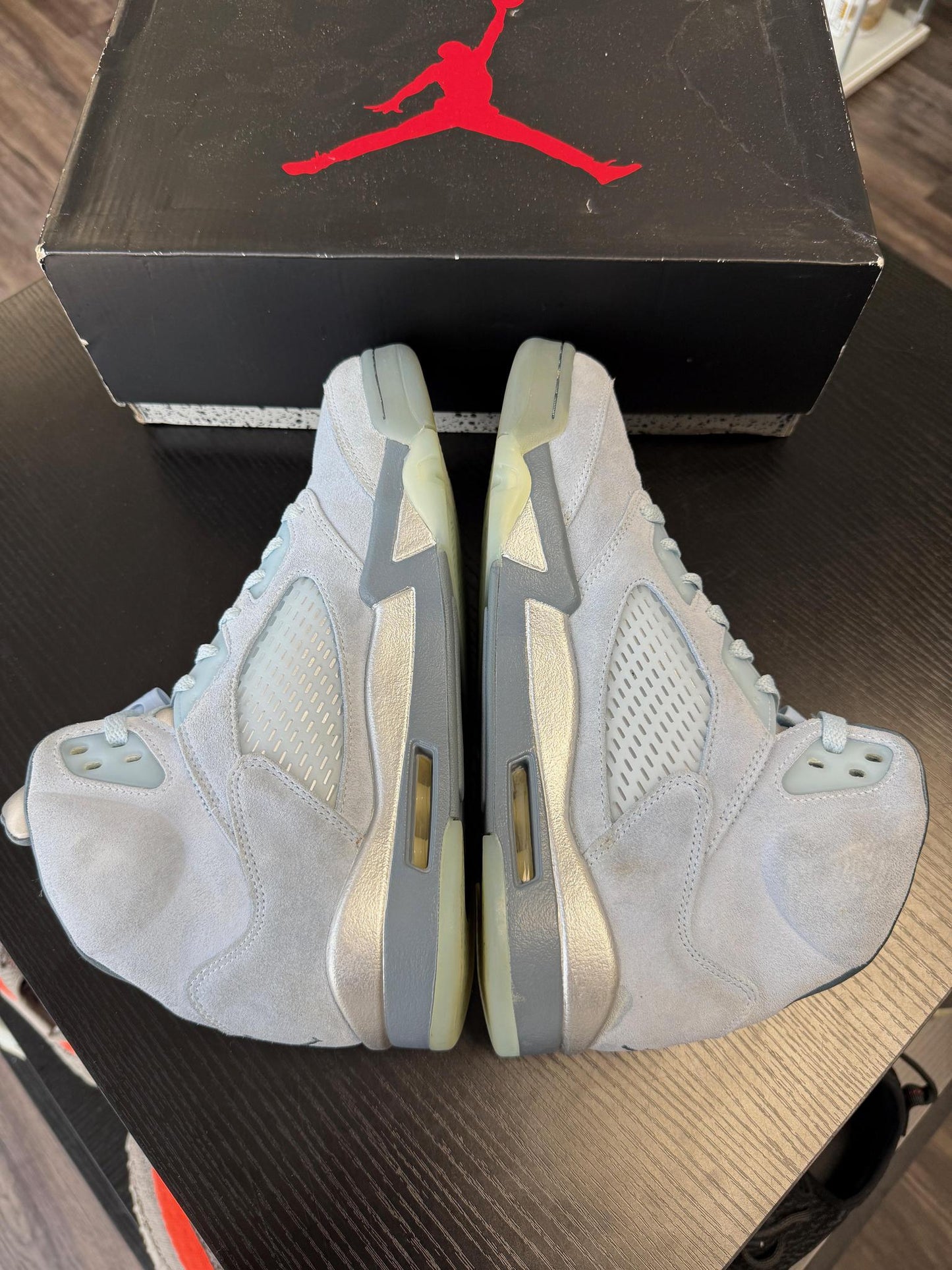 Jordan 5 Bluebird Used Size 9
