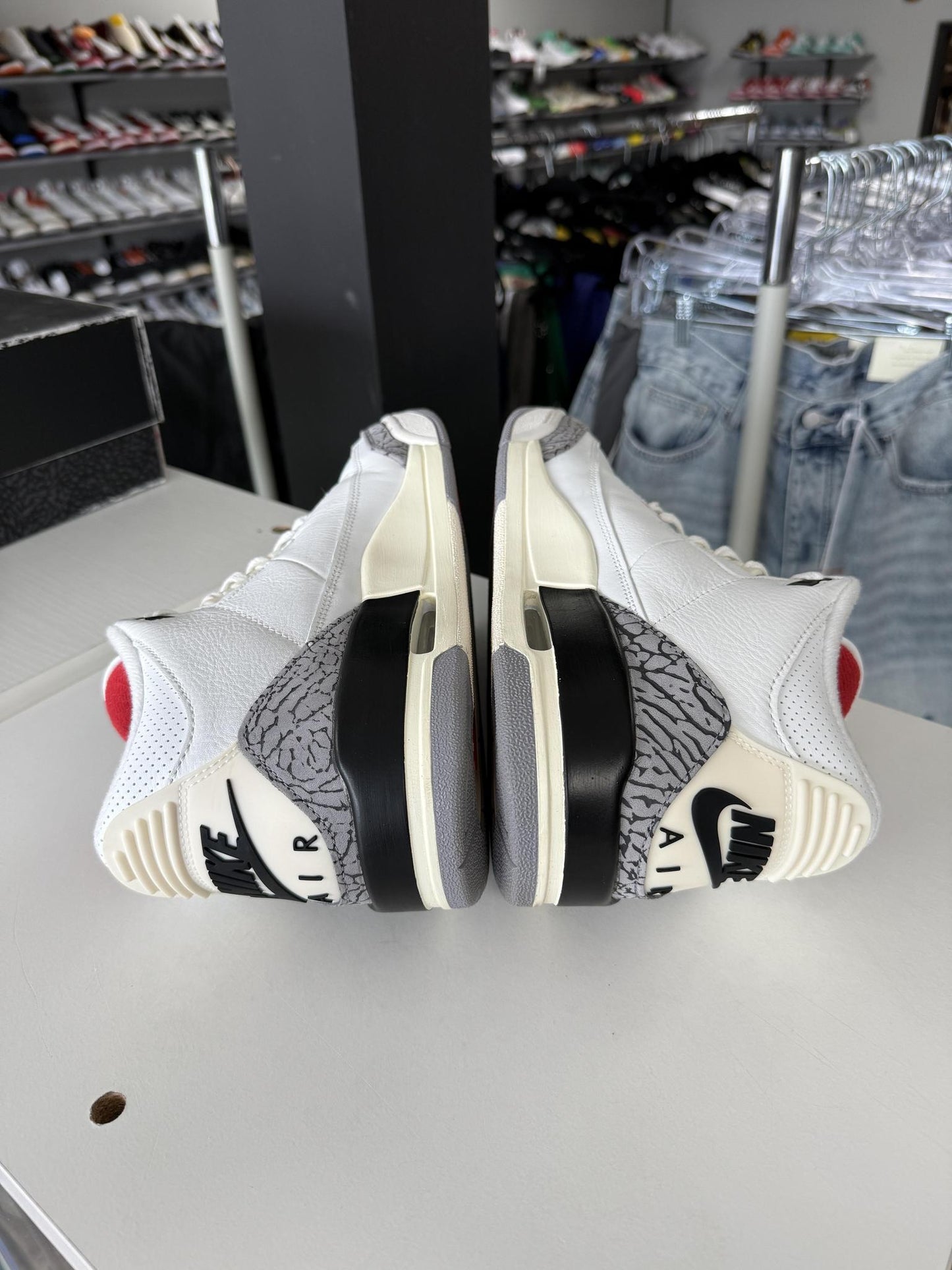 Jordan 3 "White Cement Reimagined" Used Size 9.5