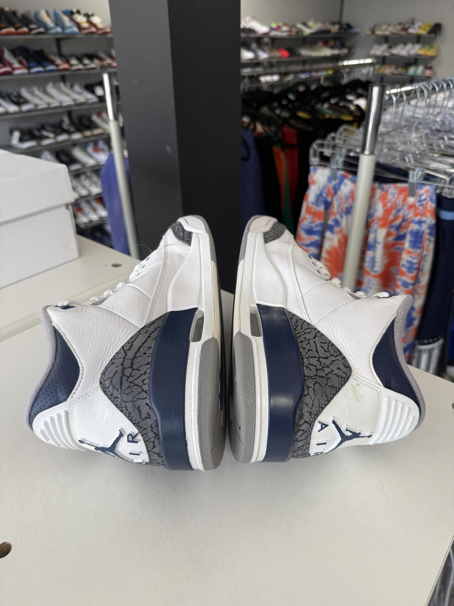 Jordan 3 "Midnight Navy" Used Size 9