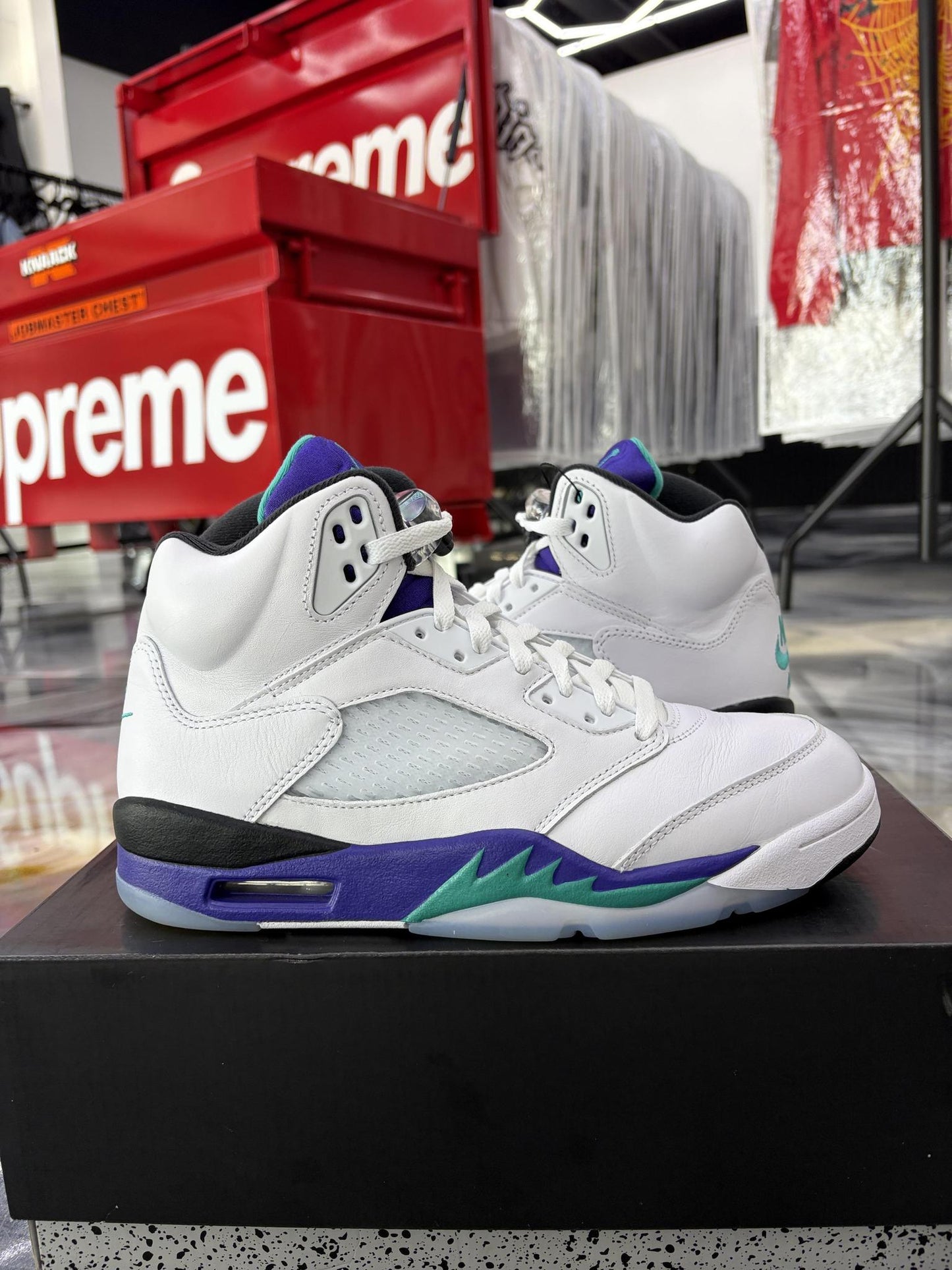 Jordan 5 "Grape" Used Size 9