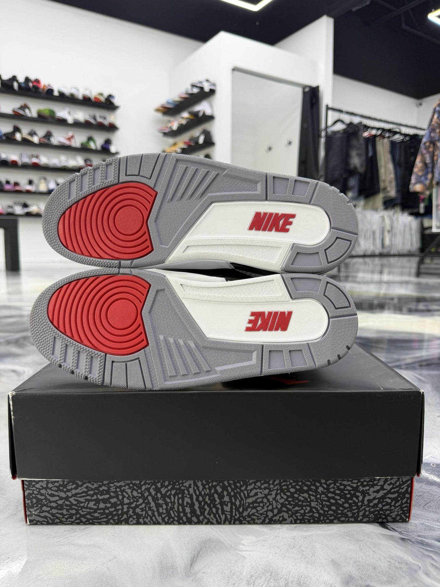 Jordan 3 Black Cement Used Size 11